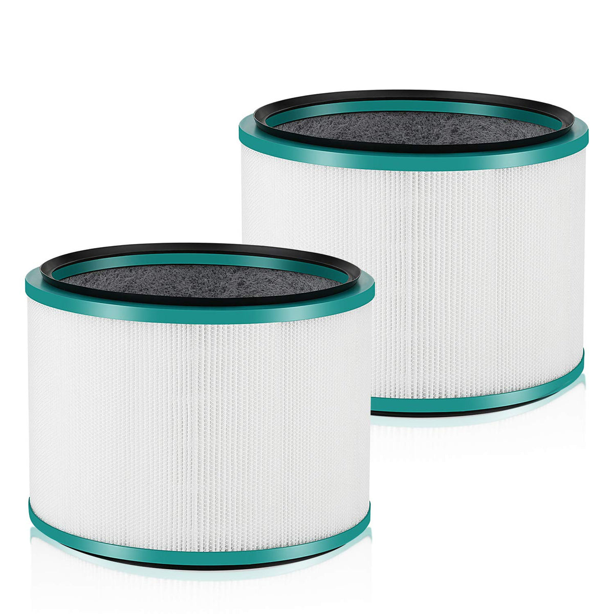 2 Pack Hp01 Hp02 Hepa Filter Replacement Compatible With Dyson Hp01 Hp02 Dp01 Dp02 Desk Purifiers, Replaces Part # 968125 03, Fi