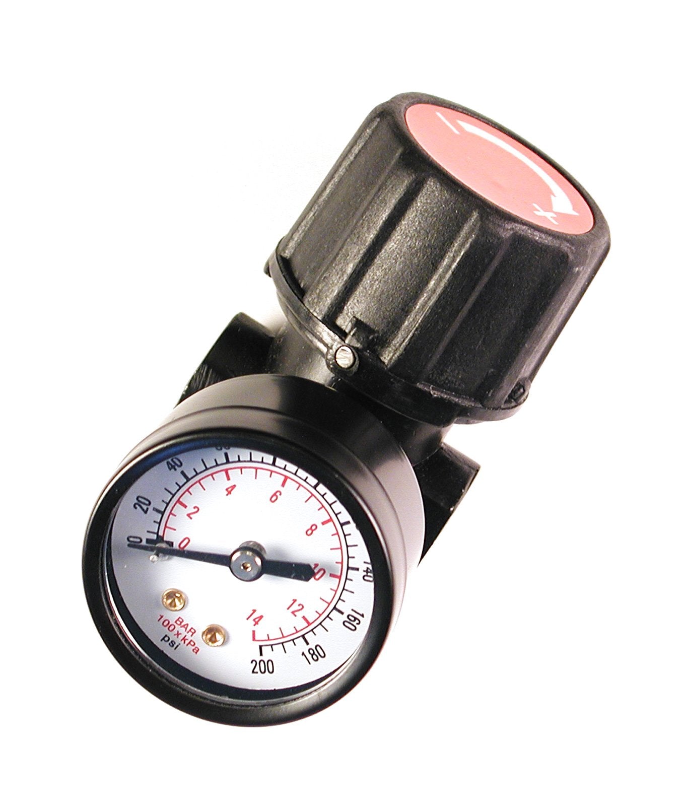 Primefit Cr1401G Replacement Air Regulator With Steel Protected Gauge, 1/4'' Npt