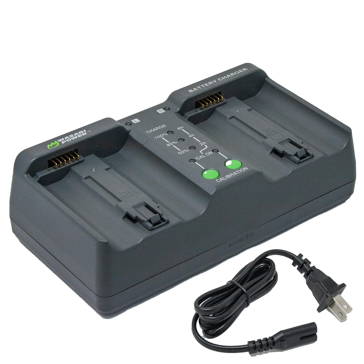 Wasabi Power Dual Battery Charger for Nikon ENEL18, ENEL18a, ENEL18b, ENEL18c, ENEL18d, MH26, MH33