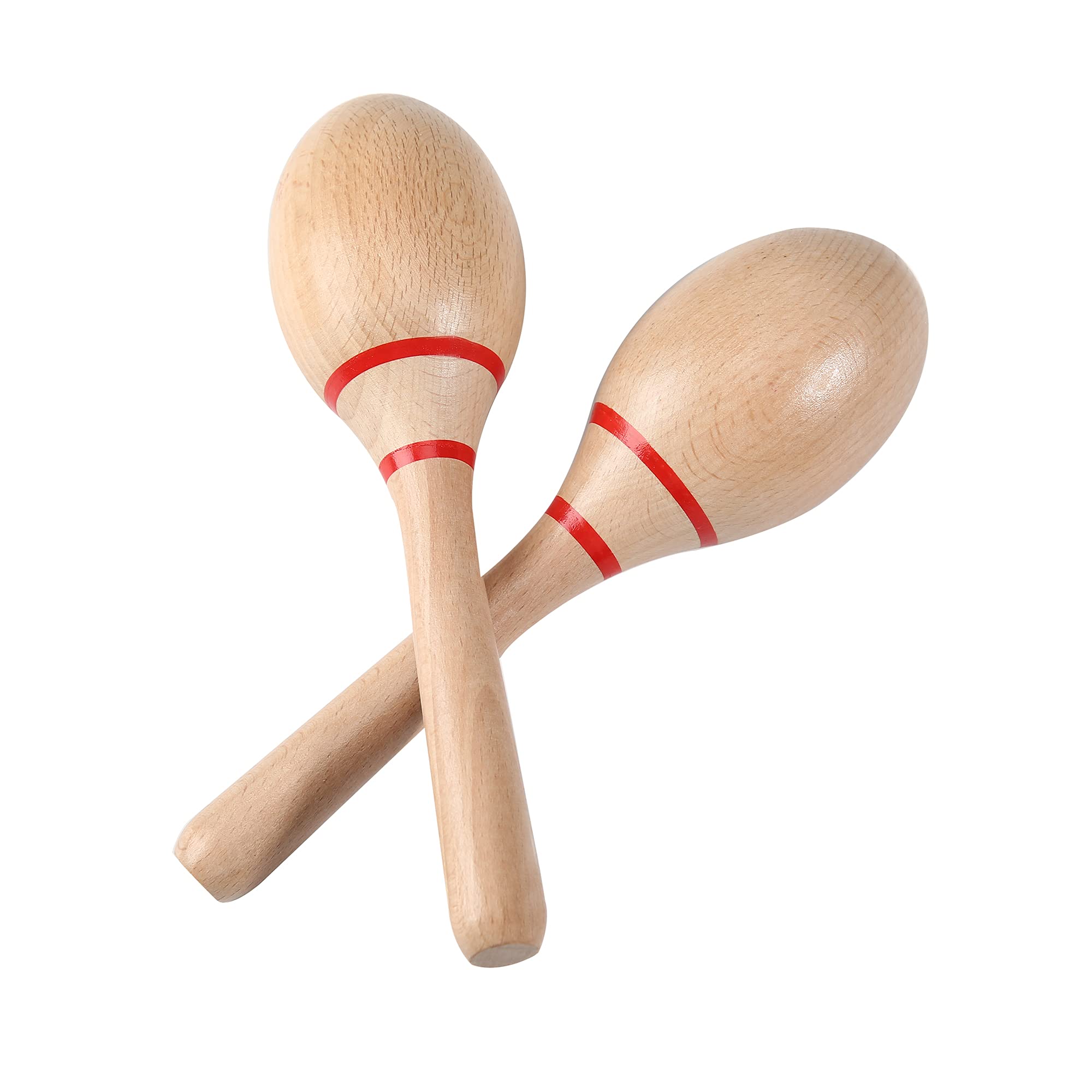 Maracas, Professional Wooden Rumba Shakers Hand Percussion Rattles Latin Musical Instrument With Clear Salsa Rhythm For Adults K
