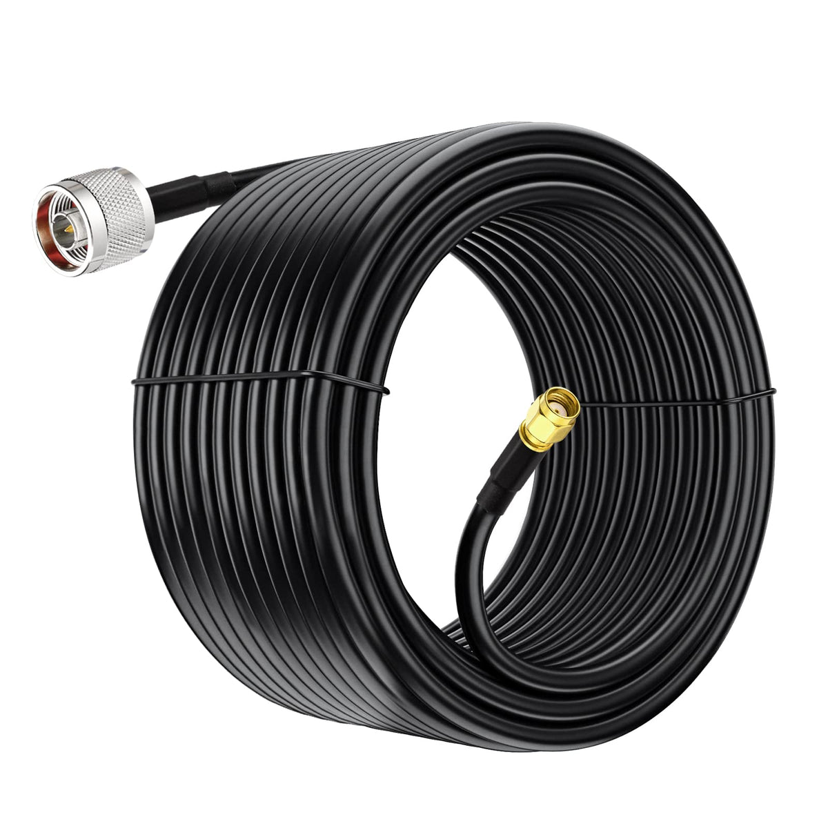 Eightwood Wifi Antenna Extension Cable 20Ft N Male To Rp Sma Male Ksr240 Low Loss Cable For Outdoor Yagi Wifi Antenna,Wifi Route