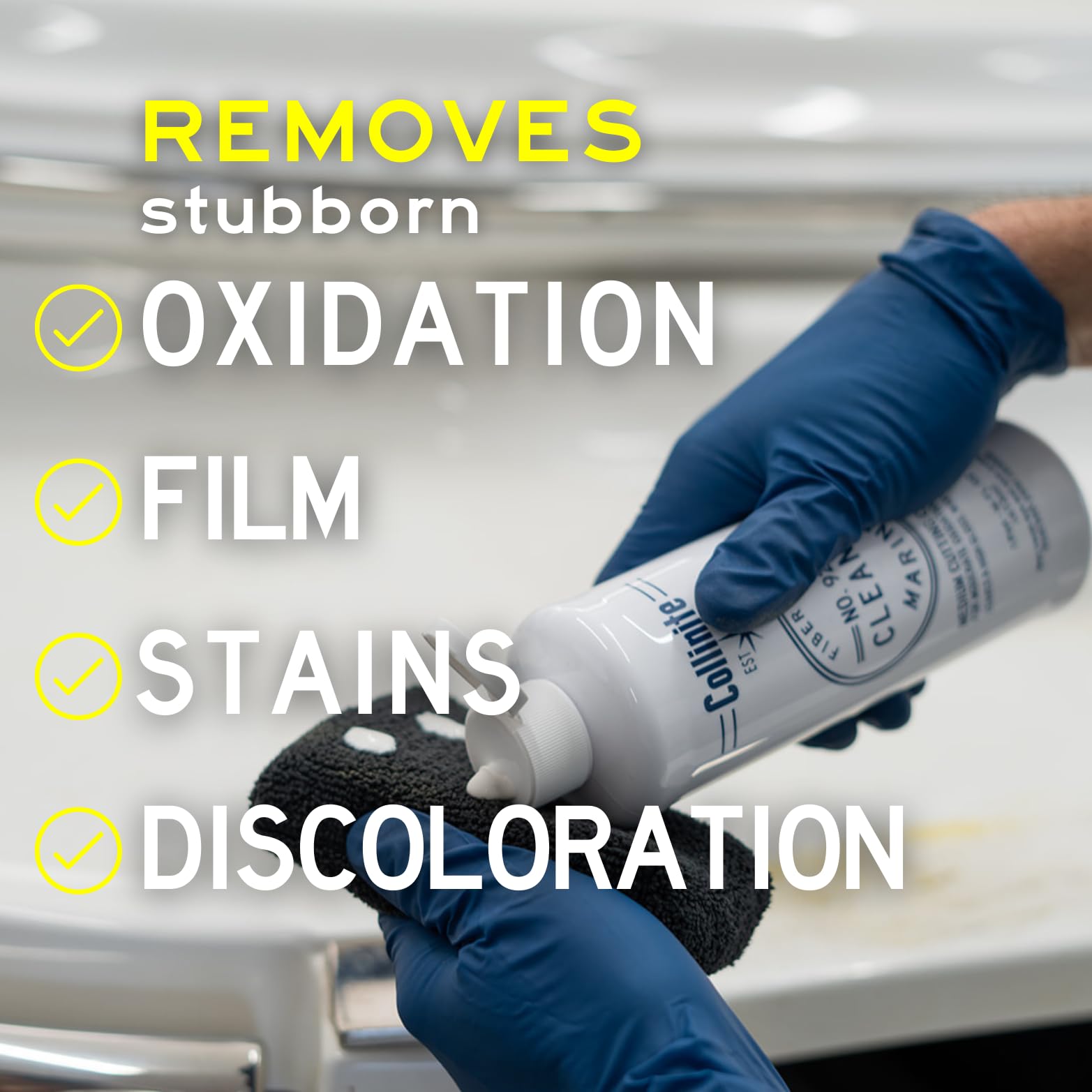 Collinite 920 Cleaner-Marine/Rv Stain, Water Spot & Oxidation Remover. Easy To Use Heavy Duty Cleaning Compound Restores Shine/E,WBAUVB009VQDWRW