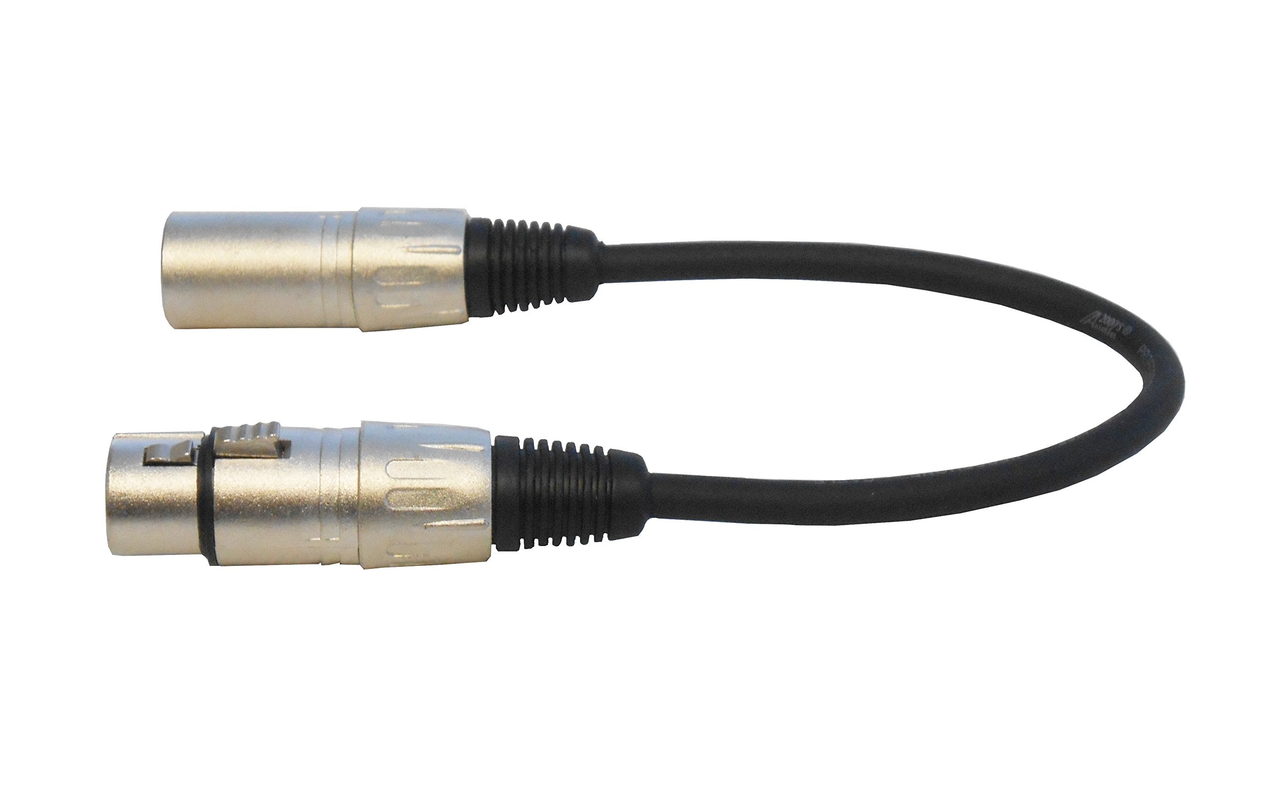 Audio2000S ADC203M-P XLR Male to XLR Female Balanced Audio Patch Cable- 1, Tip to Tip