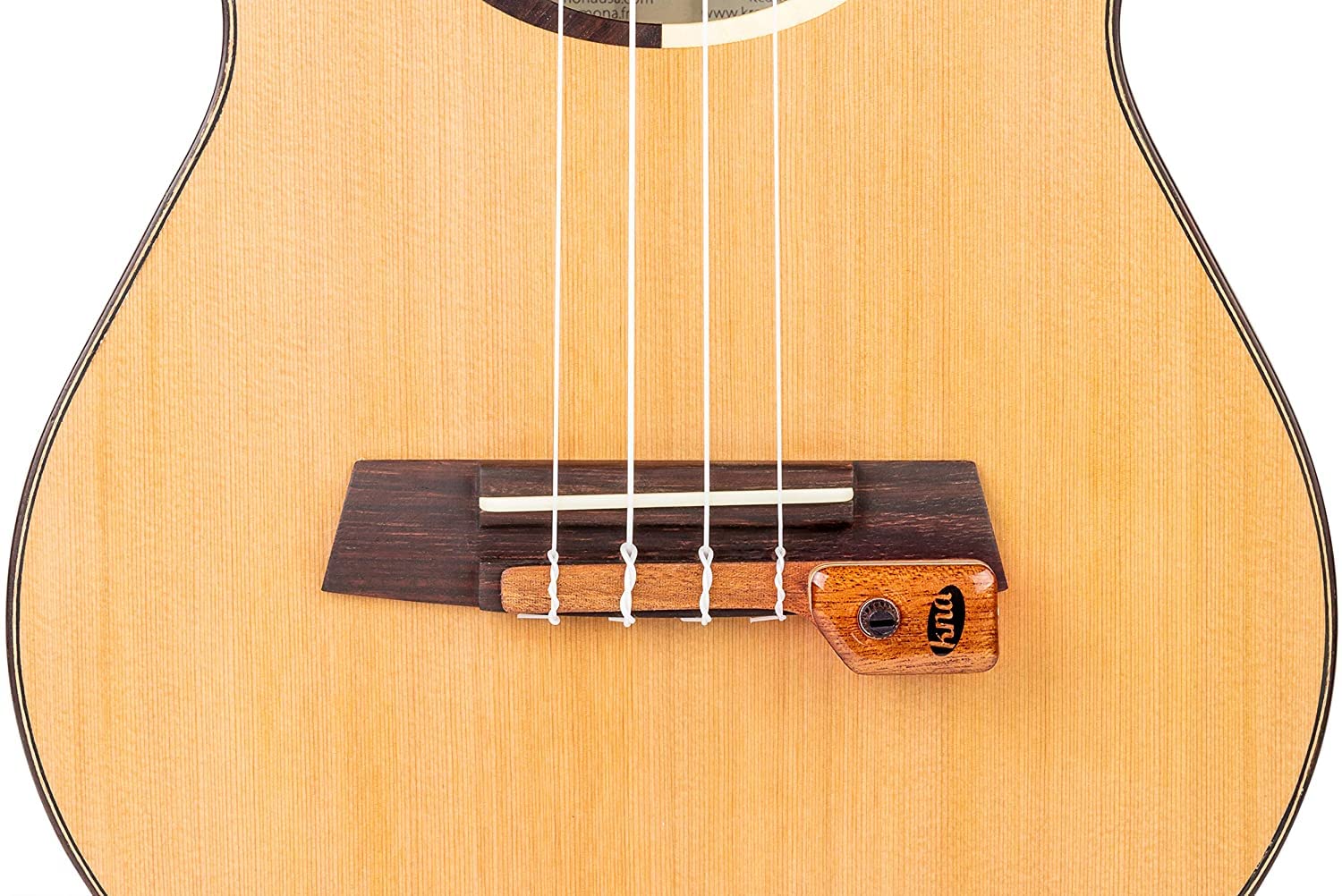 Kna Pickups, 1/8'' To 1/4'' Instrument Cable Portable Piezo Ukulele With Volume Control (Uk 2)