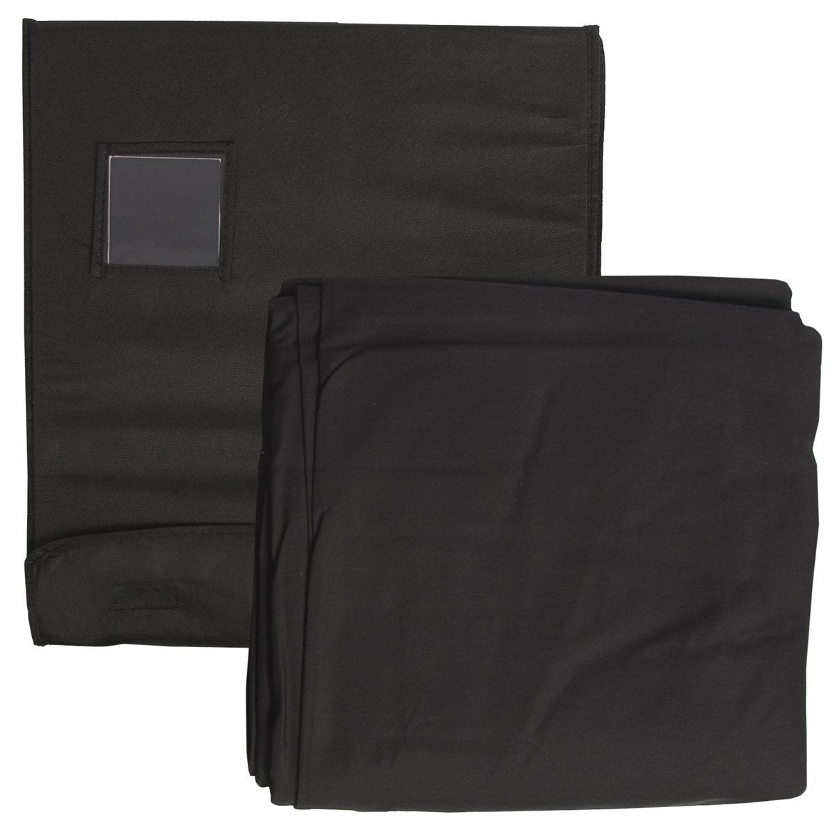 Prism Backdrop By Ravelli 10X20' Black Muslin Photo Video Background, 100% Cotton, 150Gsm Weight, Flocked On One Side, (9X18� After Pre Shrinkage)