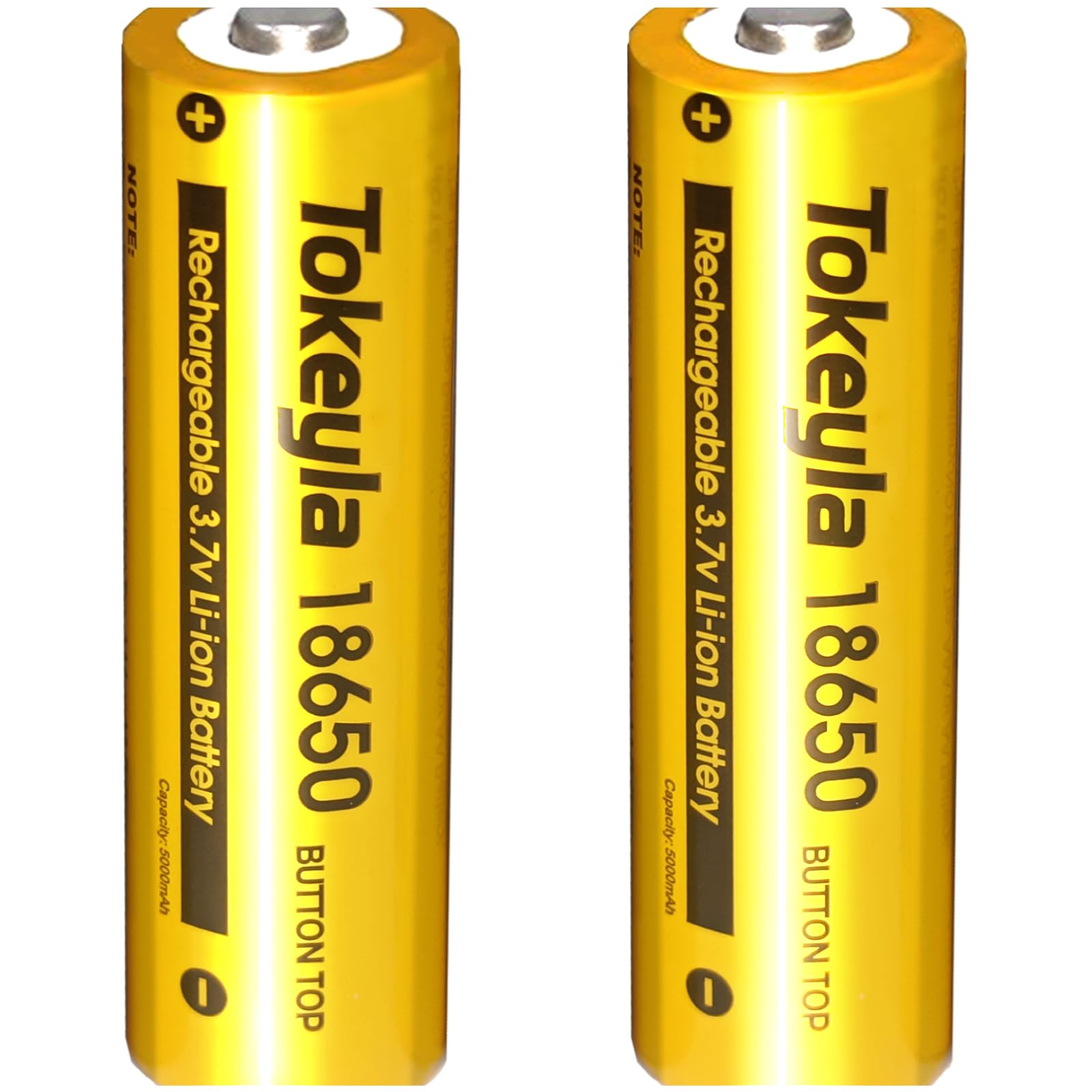 2Pcs 18650 Rechargeable Battery,Using The 18650 Rechargeable Battery Charger (Does Not Include The 18650 Battery Charger) (2Pcs