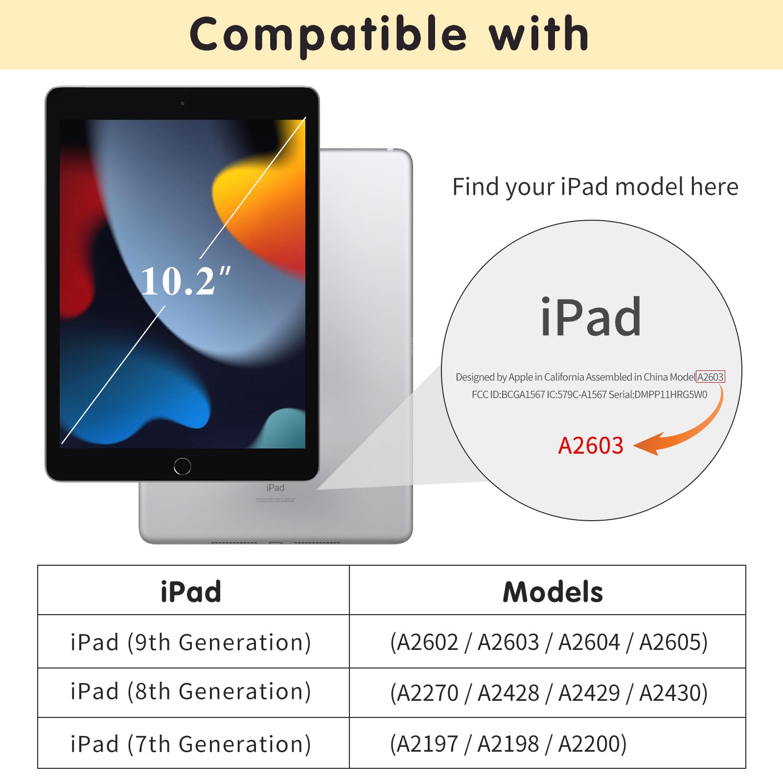 Gozopo Kids Case For Ipad 9Th/8Th/7Th Generation   Ipad 10.2 Inch 2021/2020/2019 Case With Built In Screen Protector, Shockproof