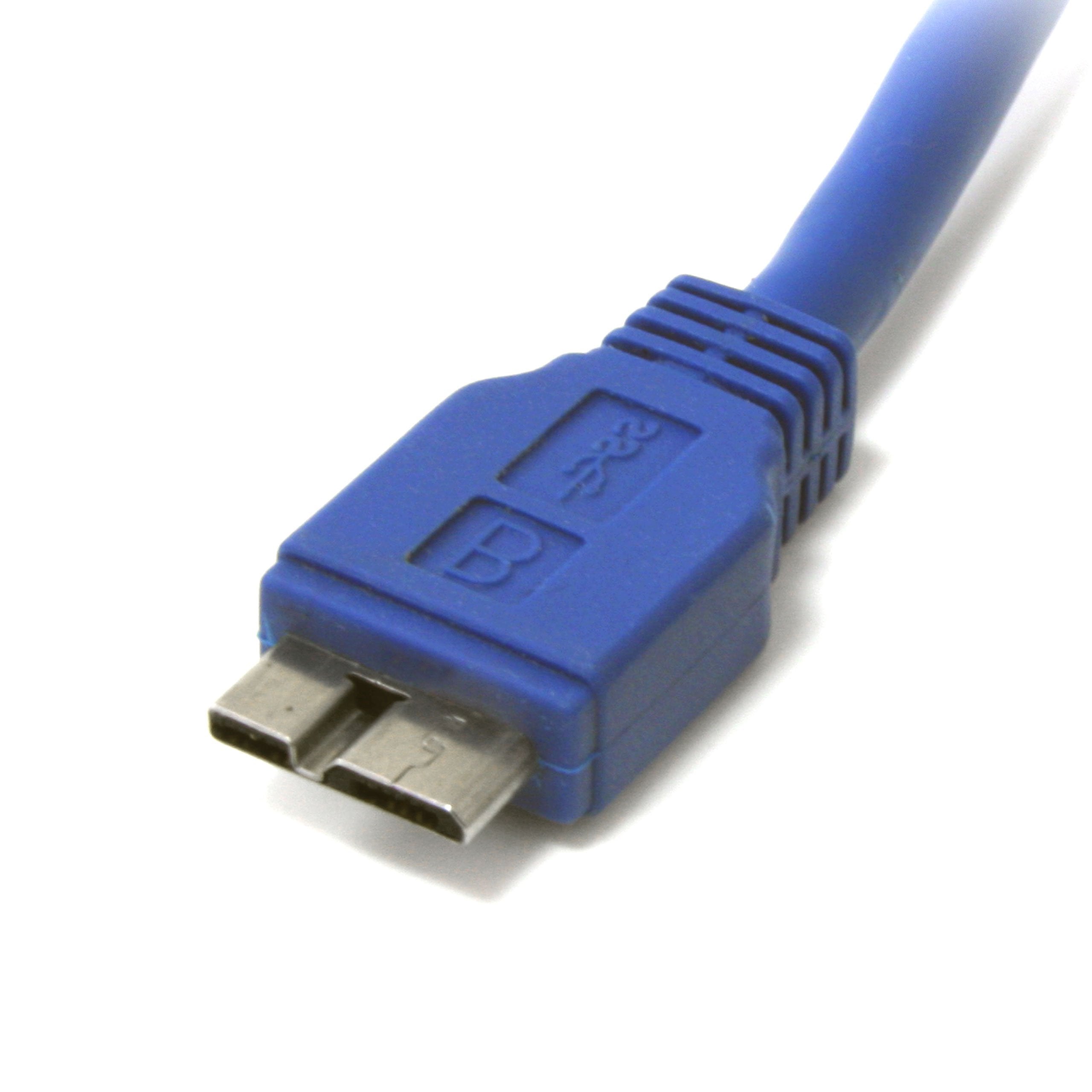 Startech.Com 3 Ft. (0.9 M) Usb 3.0 To Micro B Cable   Superspeed Usb 3.0 5Gbps   Shielded Usb A To Usb Micro B   Blue   Usb 3.0