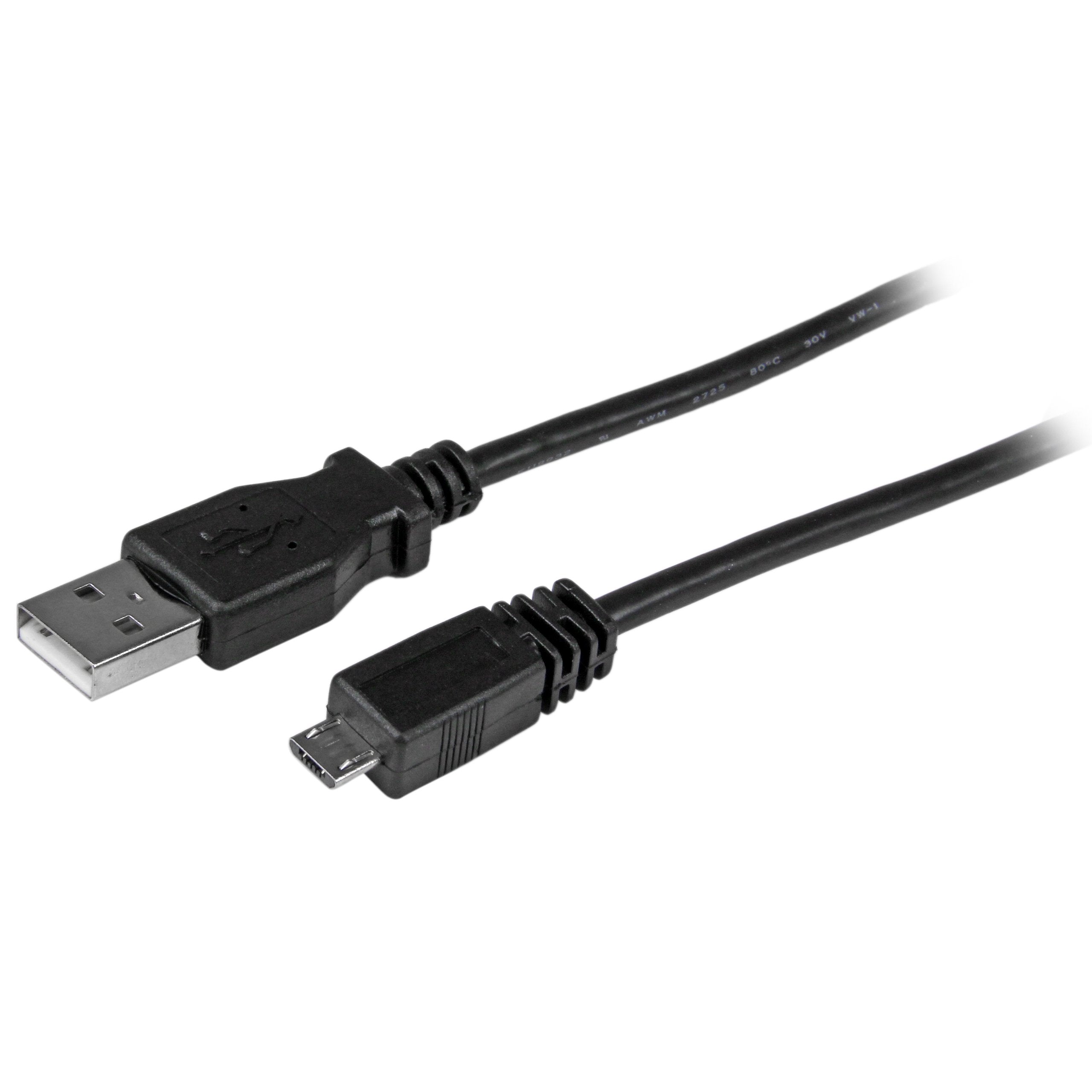 Startech.Com 10 Ft. (3 M) Usb To Micro Usb Cable   Usb 2.0 A To Micro B   Black   Micro Usb Cable (Uusbhaub10)