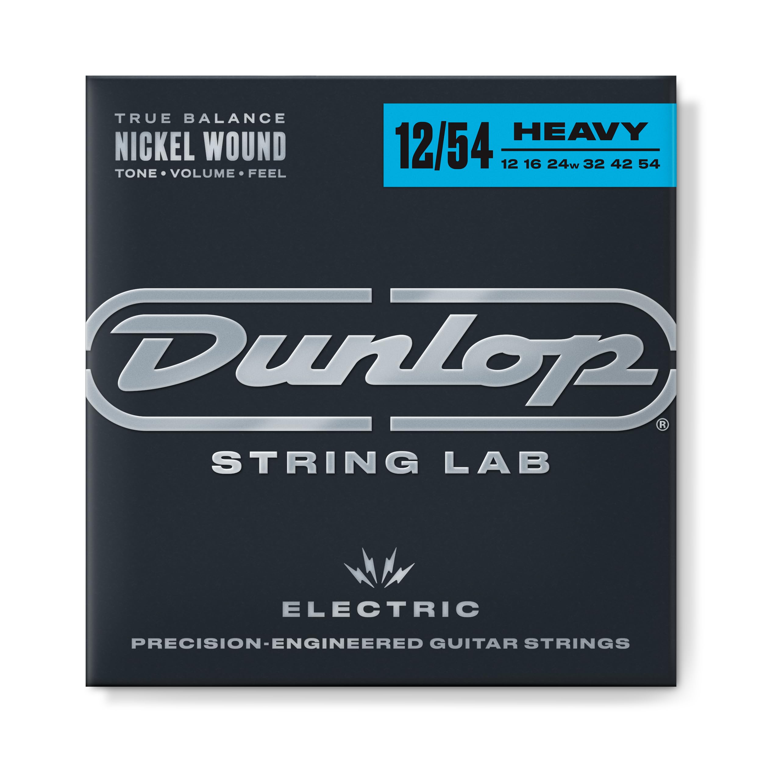 JIM DUNLOP Nickel Wound Electric Guitar Strings 12-54 (DEN1254)