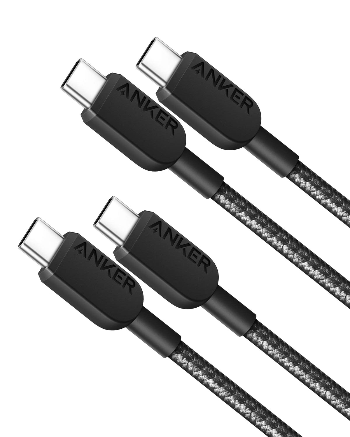 Anker 310 Usb C To Usb C Cable (3Ft, 2 Pack),Fast Charging Cable For Iphone 15, Samsung Galaxy S23, Ipad Pro 2021, Ipad Mini 6,