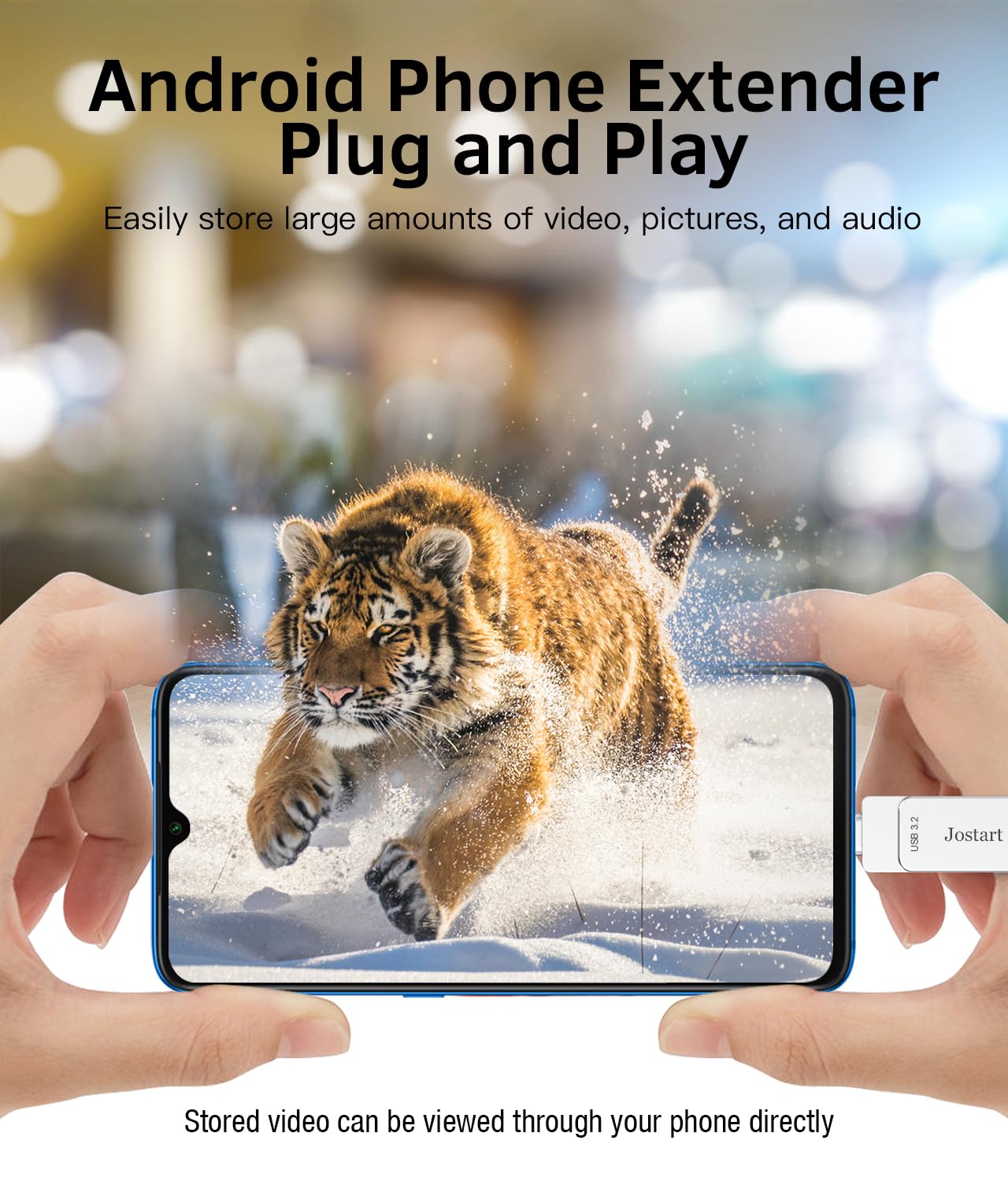 Jostart Usb C Flash Drive 512Gb, High Speed Usb 3.2 Memory Stick, 500Mb/S Usb C Thumb Drive Photo Stick For Iphone 15 Series/Ps4/Usb C Ipad/Otg Android/Windows/Mac Os/Ios/Linux