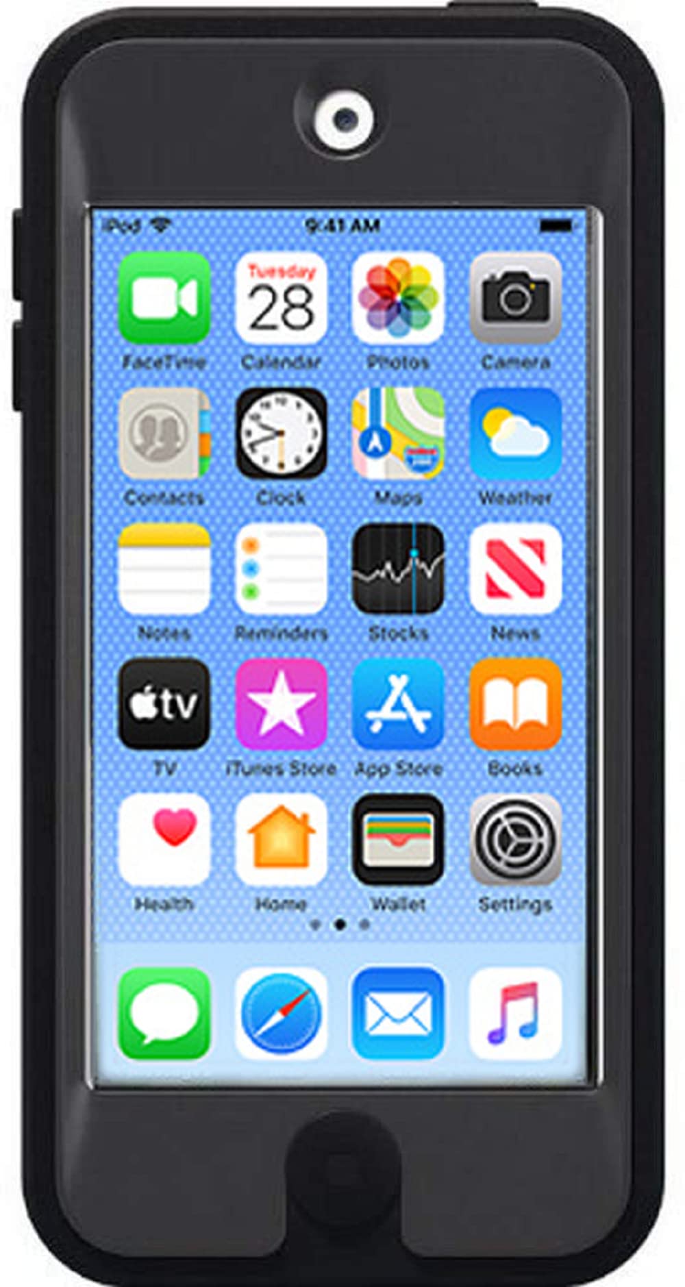 Otterbox Defender Series Case For Apple Ipod Touch 5Th 6Th & 7Th Gen (Only)   Non Retail Packaging   Coal