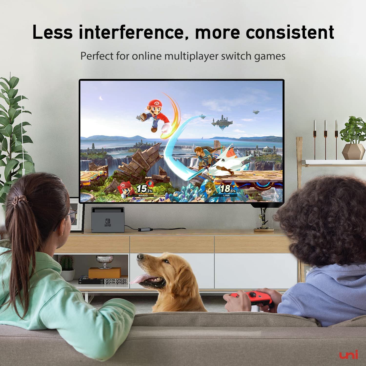 Uni Usb 3.0 To Ethernet Adapter, Nintendo Switch Ethernet Adapter, Gigabit Usb To Rj45 Network Adapter, Lan Adapter Compatible W