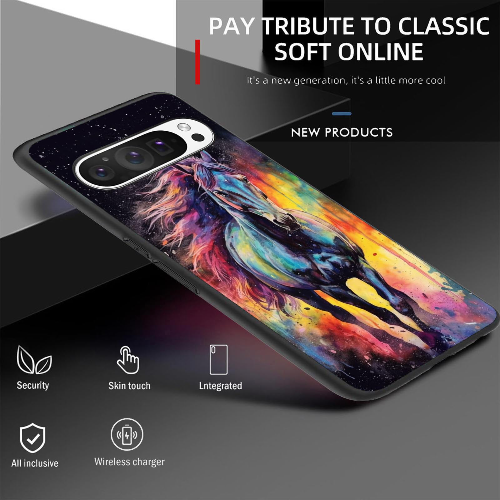 Designed For Google Pixel 9 Pro Xl Case,Soft Frosted Tpu Ultra Thin Cover,Shock-Absorption,Anti-Scratch Protective Case For Goog