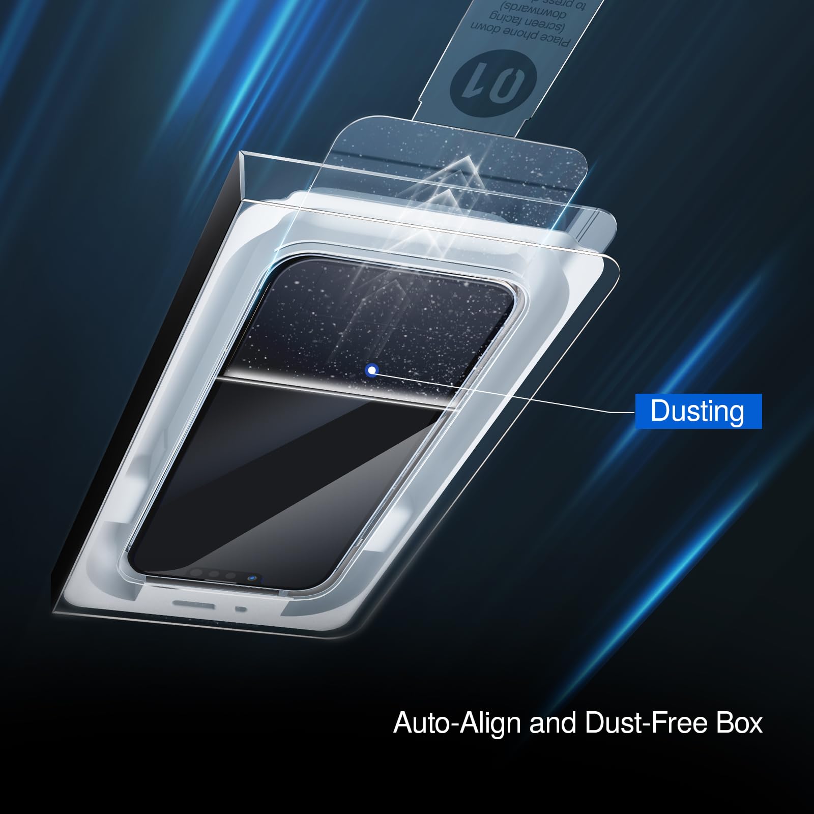 Smartdevil 2 Pack Privacy Screen Protector For Iphone 13/13 Pro/14 (6.1 Inch) With Easy Installation Frame, 9H Anti Spy Privacy