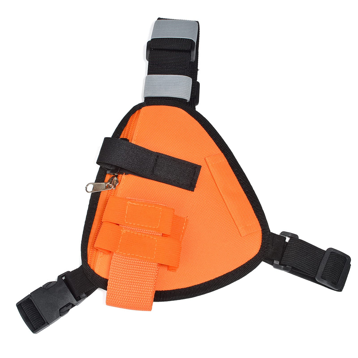 Hyshikra Universal Radio Chest Pack, Walkie Talkie Nylon Holder, Holster Case Pouch Front Pack Accessories For Baofeng Uv5R Kenw