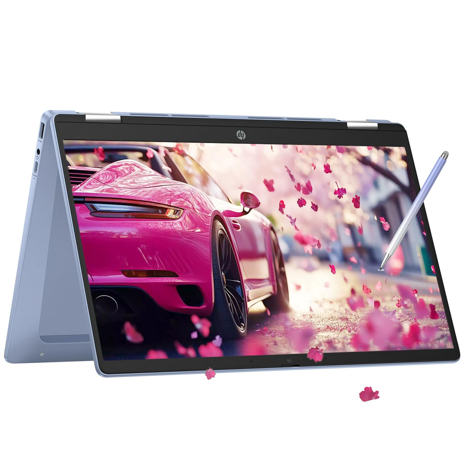 HP Chromebook x360-14inch Touchscreen Tablet - Google Laptop 2in1 - FHD Display - Intel Processor N100 Beat i3-1005G1 - USB C -