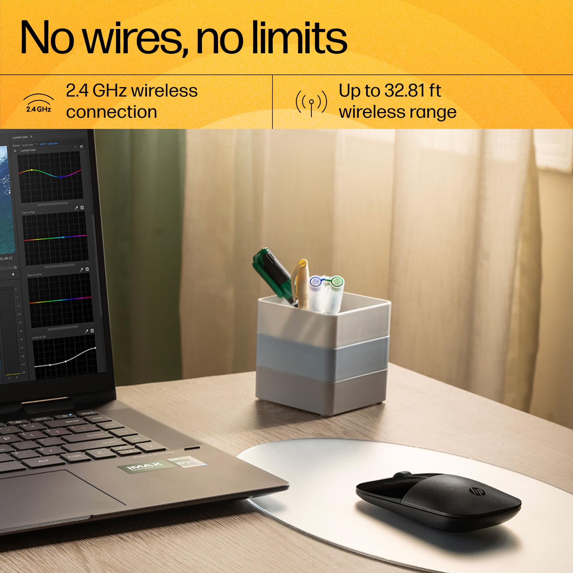 Hp Z3700 Wireless Mouse Black