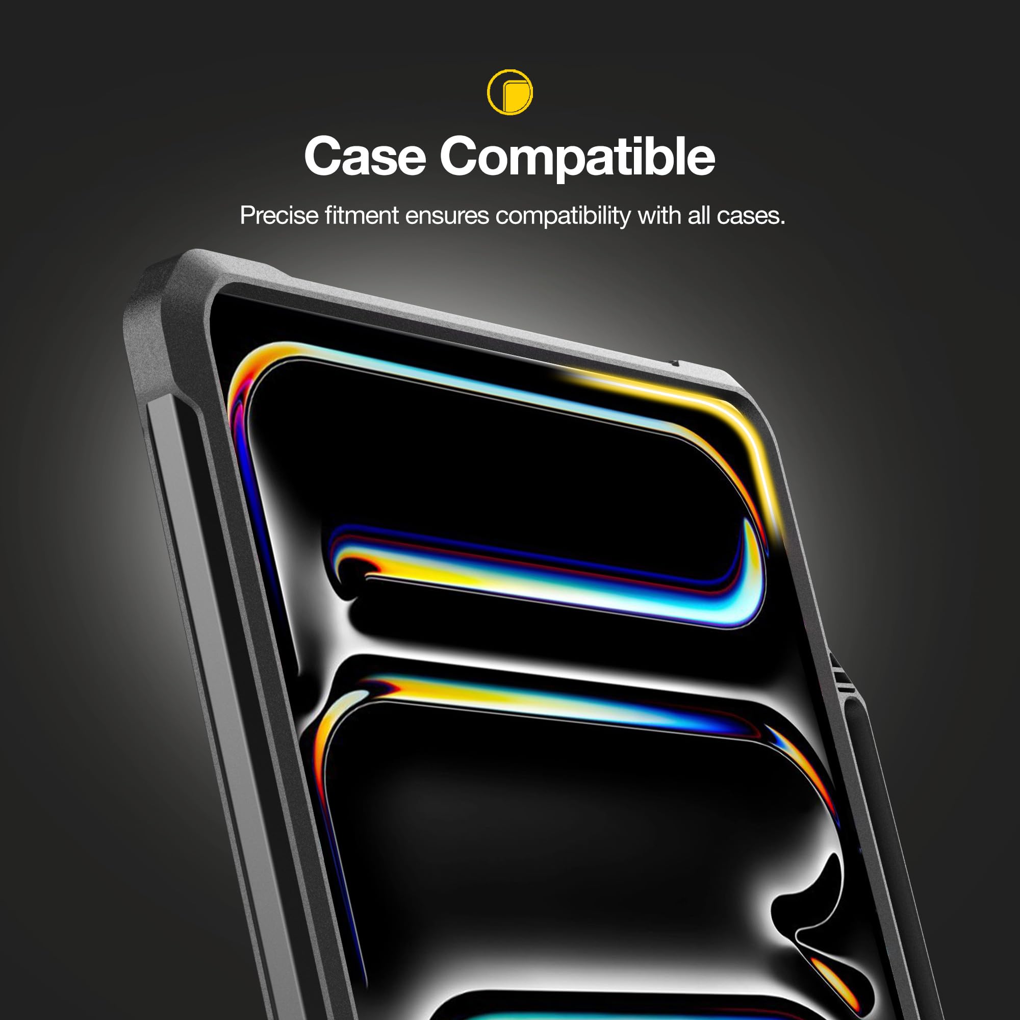 Magglass Magflex Paper Like Screen Protector For Ipad Pro 13'' Inch M4 2024 (7Th Gen)   Magnetic Removeable Pet Paper Feel Textu