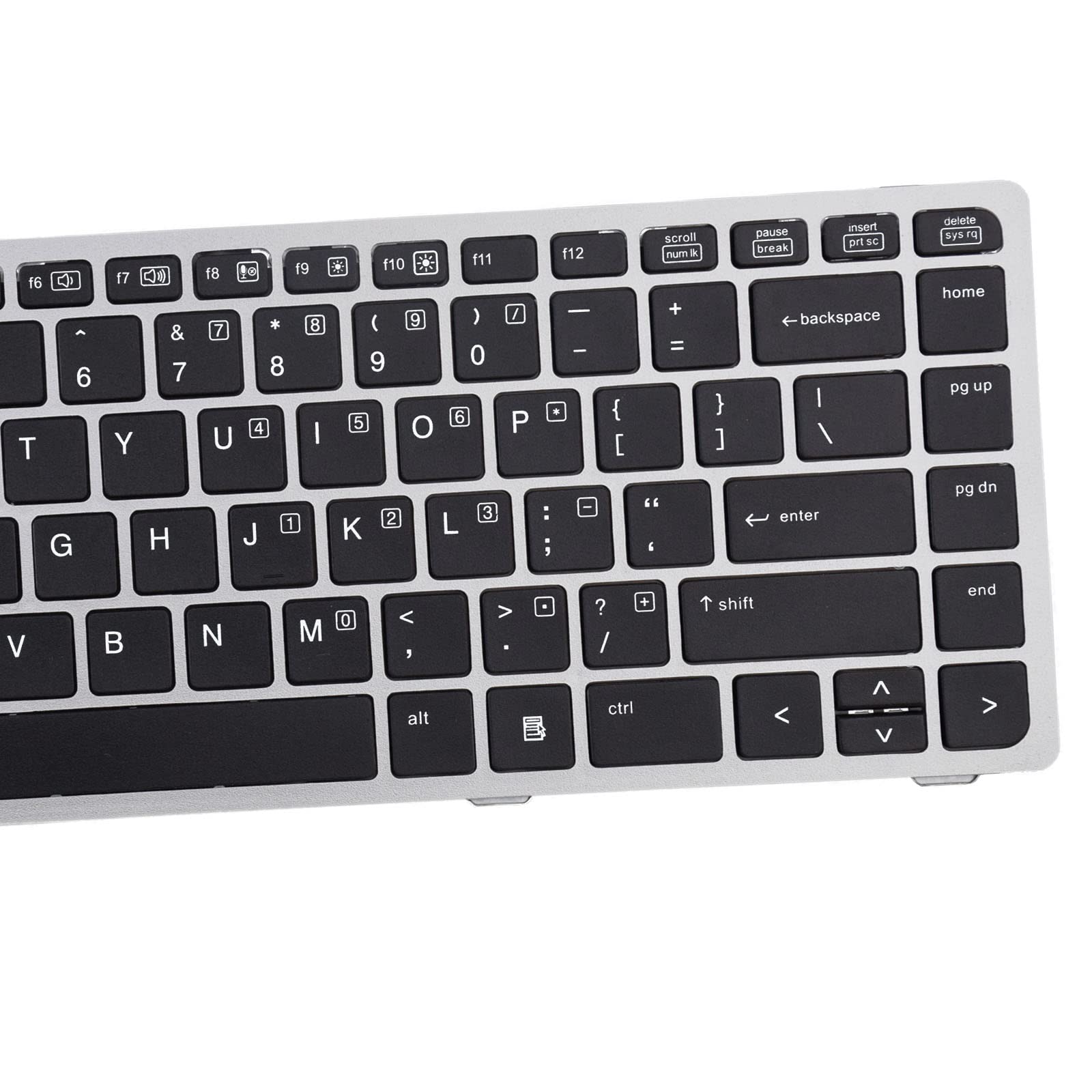 Tlbtek Keyboard Replacement Compatible With Hp Probook 6460B 6465B 6470B 6475B And Elitebook 8460P 8460W 8470P 8470W Series Lapt