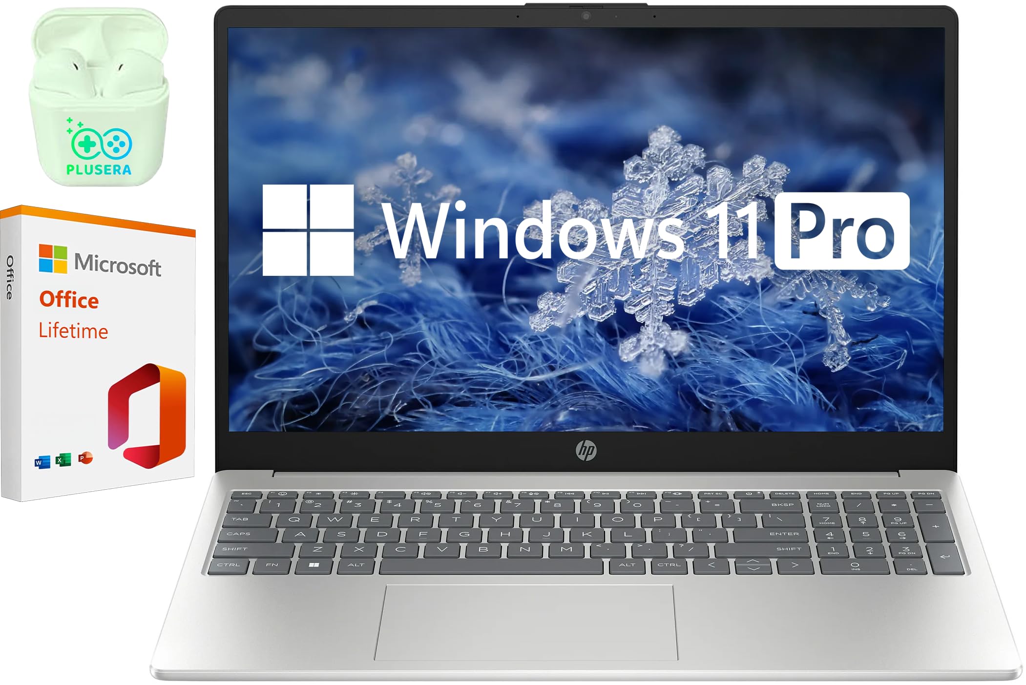 Hp 15.6'' Business & Student Laptop Computer, Intel Core I5, Windows 11 Pro Laptop With Microsoft Office Lifetime License, Pluse