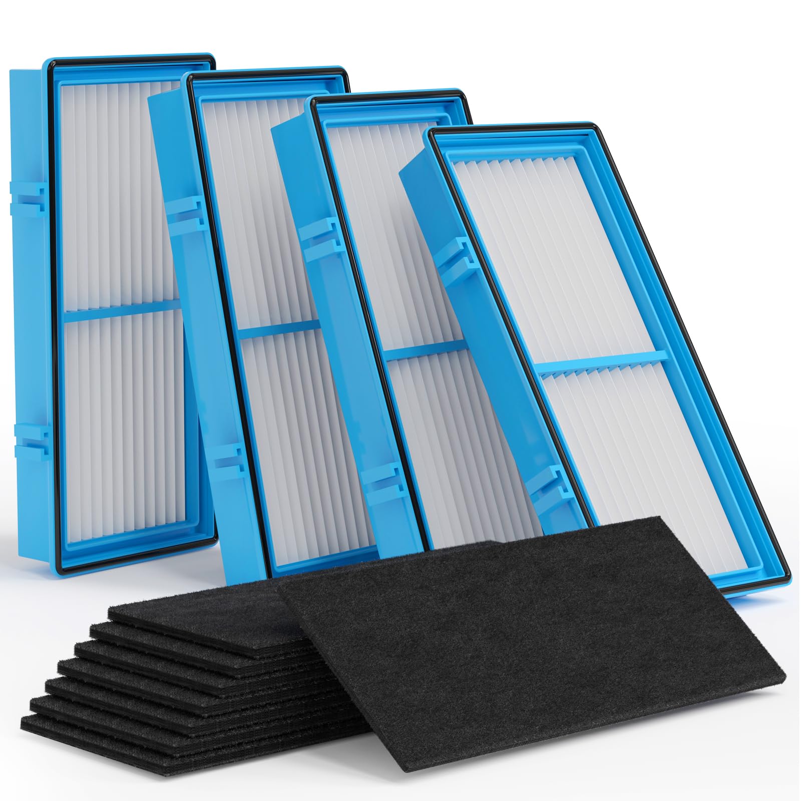 Aer1 Filter Replacement For Holmes Air Puri Fiers, 4 True Hepa Filters + 8 Carbon Booster Filters, Hapf30At