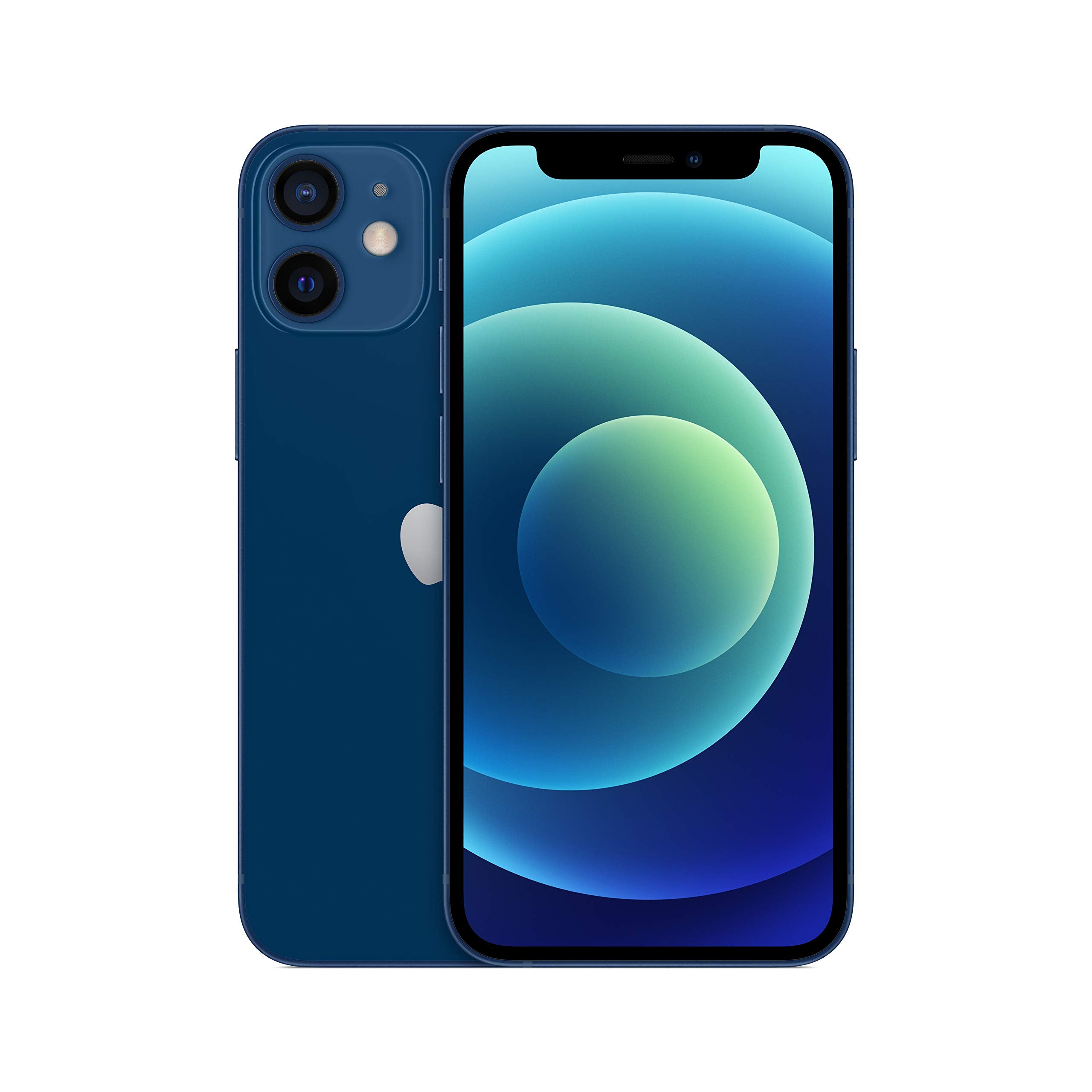 Apple iPhone 12 mini (256GB, Blue) [Locked] + Carrier Subscription