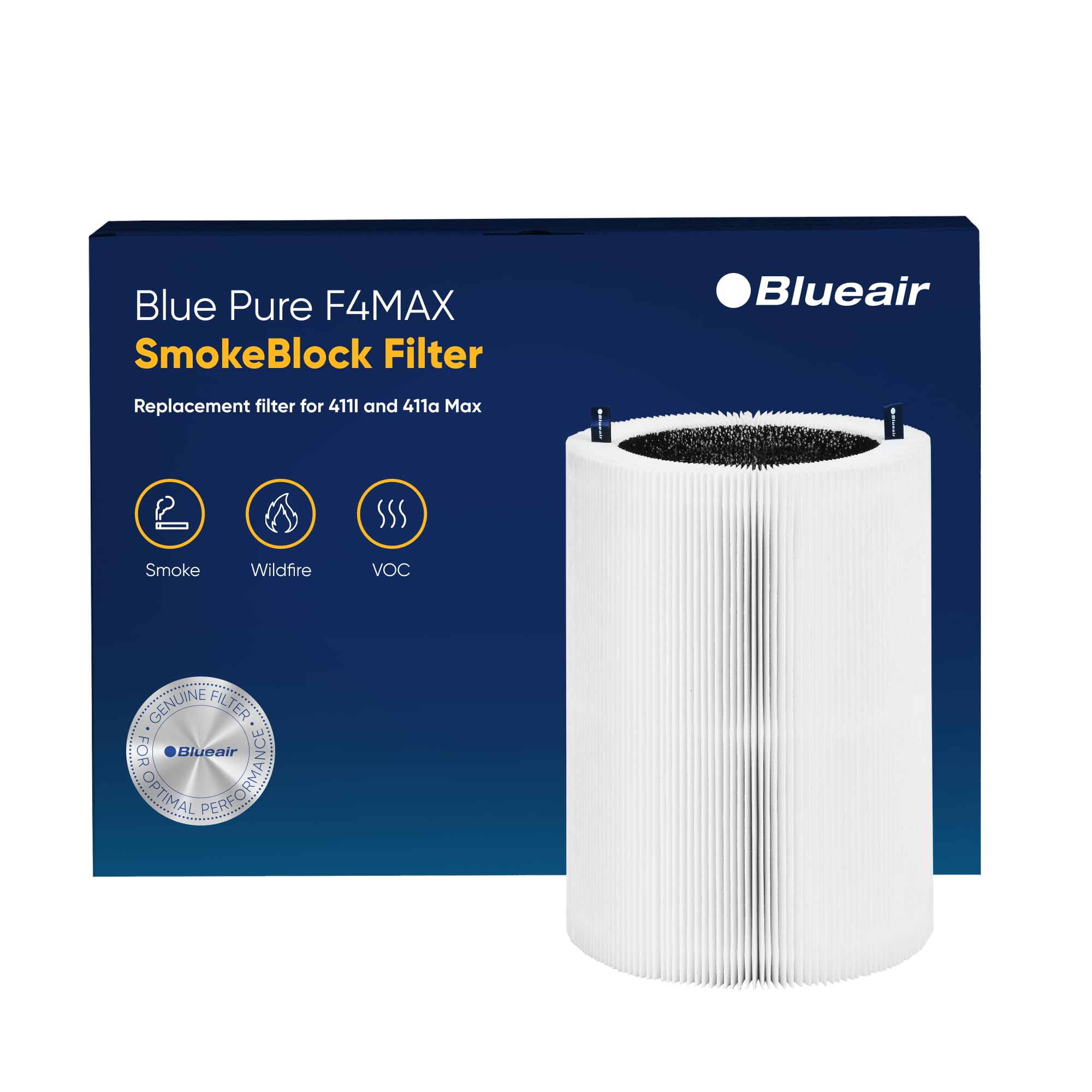 Blueair Blue Pure 411I Max Smokeblock Genuine Replacement Filter - Thumbnail 2