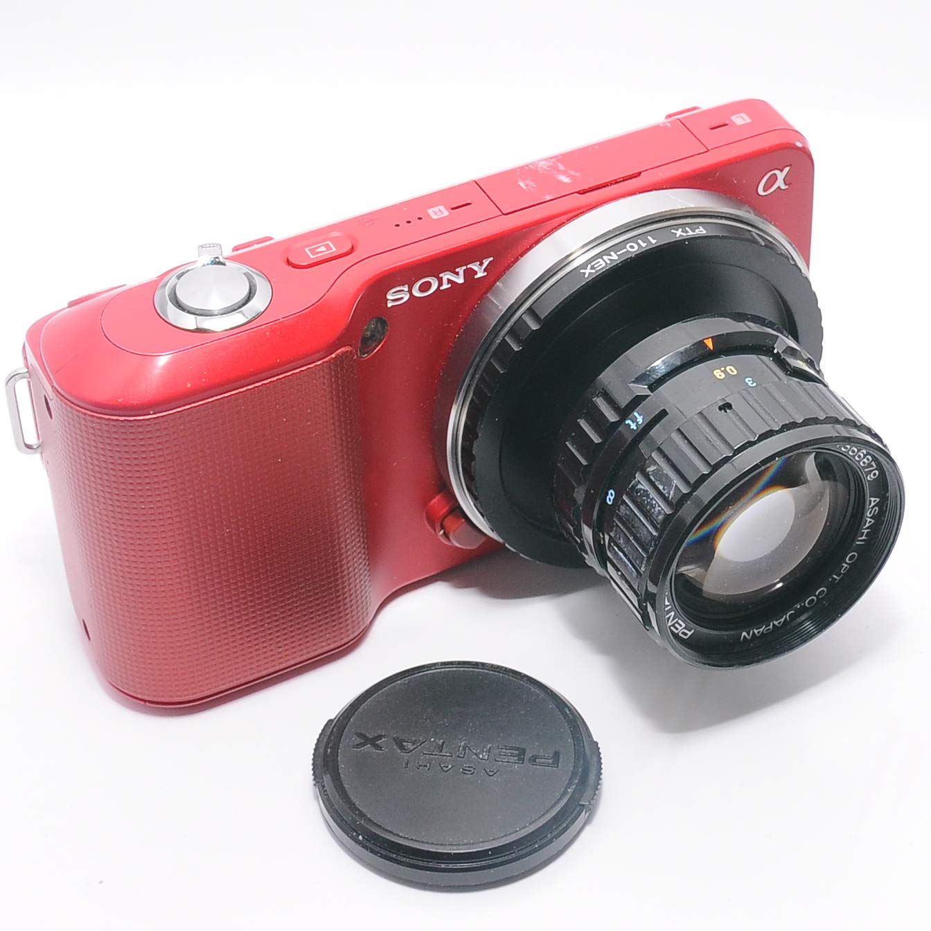 Fotasy Pentax Auto 110 Lens To E-Mount Adapter, P110 E Mount, Compatible With Sony A7 A7R A7S Ii Iii Iv A9 A7C Alpha 1 A6600 A65