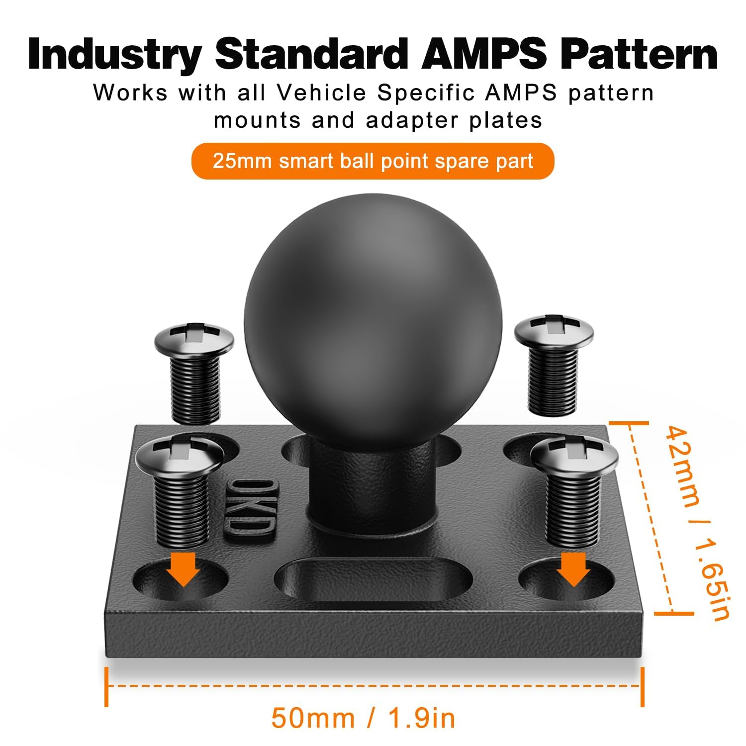 Jubor Car Tablet Holder, Heavy Duty Drill Base Tablet Mount For Truck, Car, Dashboard, Ipad Mount Truck Compatible With All 4.7