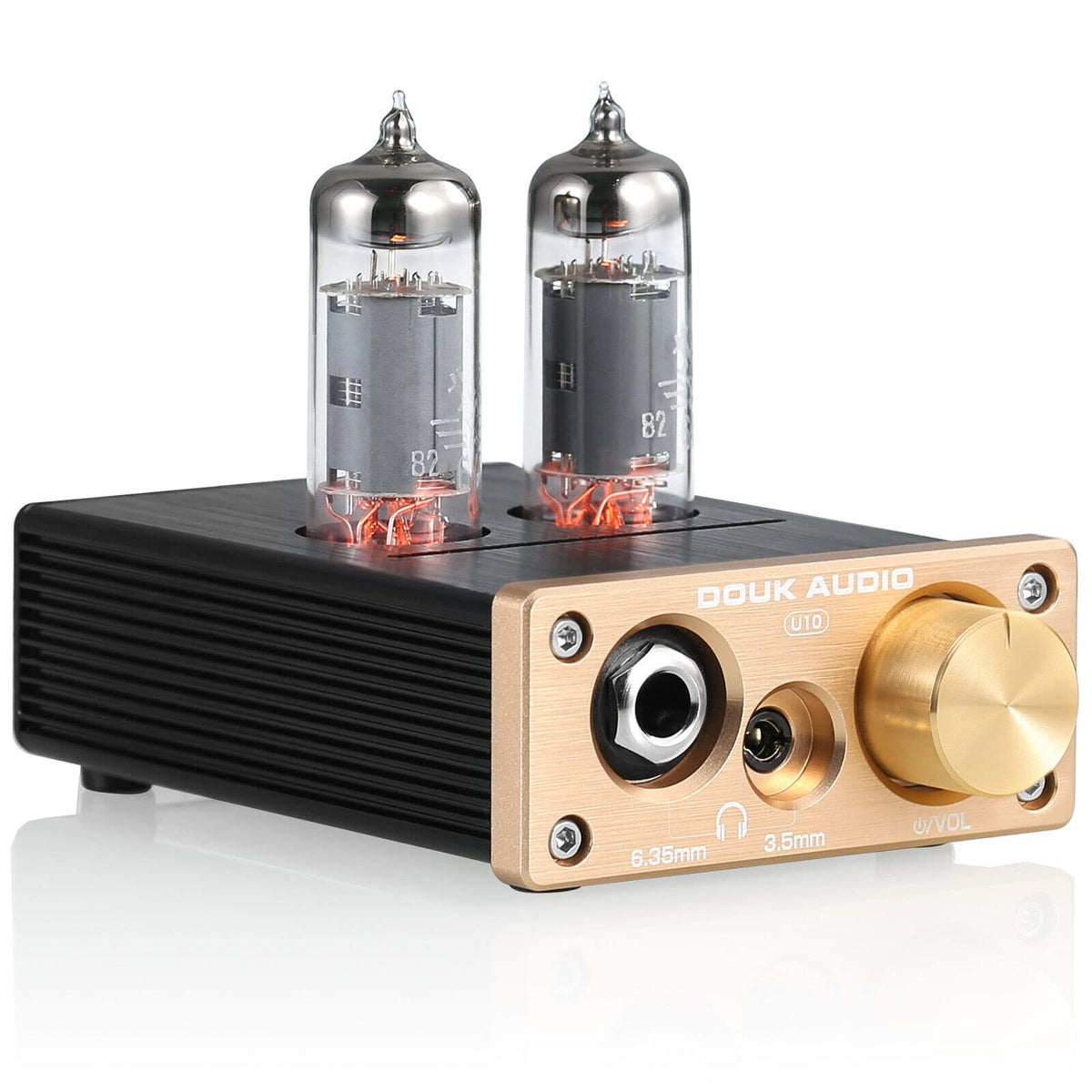 Douk Audio U10 Mini Vacuum Tube Headphone Amp Amplifier 3.5Mm 6.35Mm For Pc   High Fidelity Stereo Preamp For Home Speakers & Hi