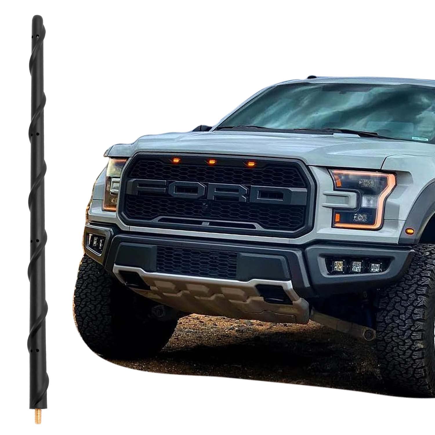 Truck Antenna For Ford F150 Bronco 2009 2024, F250 F350 Antenna 2017 2024, 13 Inch Short Antenna F150, Antenna For Ford F 150 Ford Bronco, Stubby Antenna Ford F150 Bronco Accessories