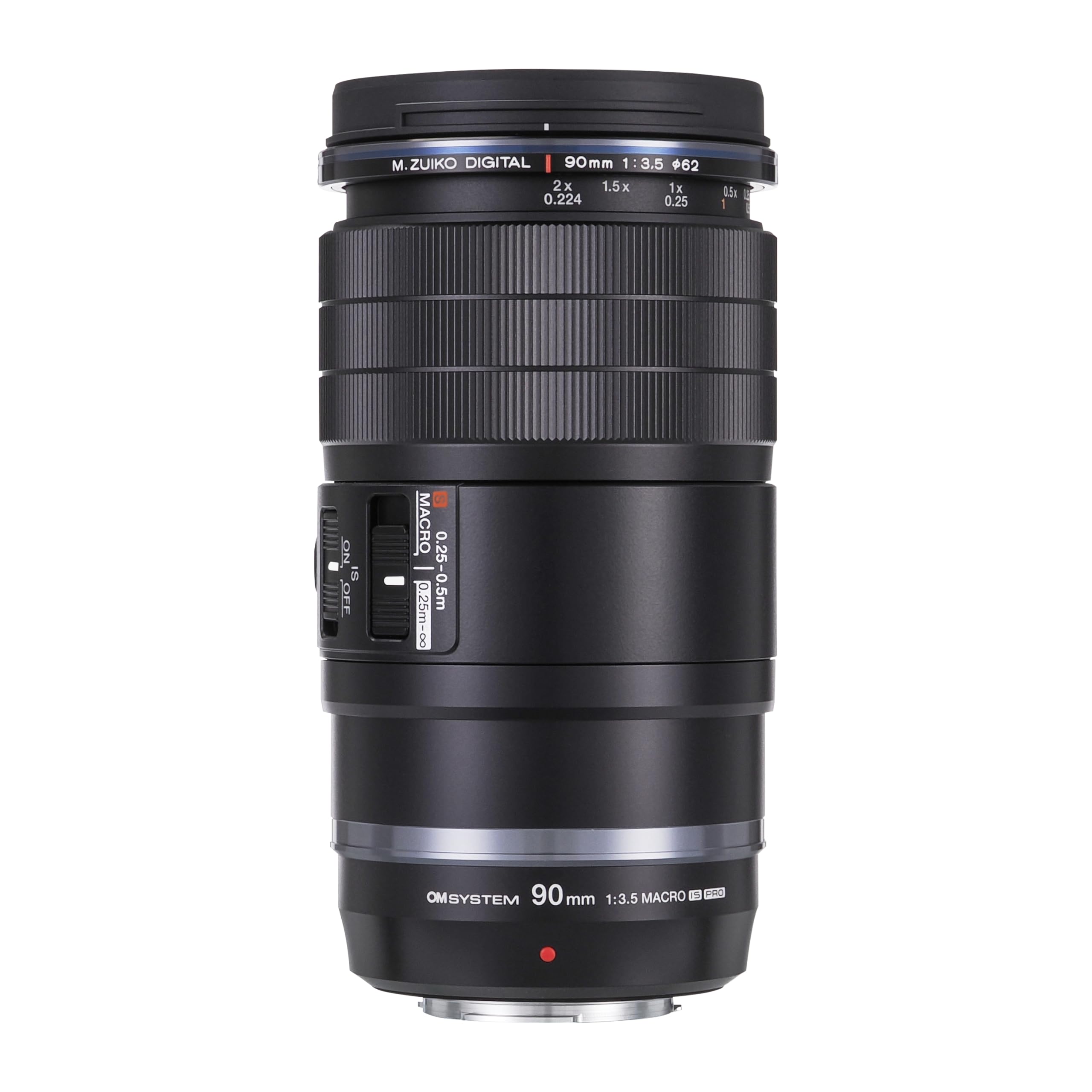 OM SYSTEM Olympus M.Zuiko Digital ED 90mm F3.5 Macro is PRO for Micro Four Thirds System Camera, Weather Sealed Design, MF Clutc