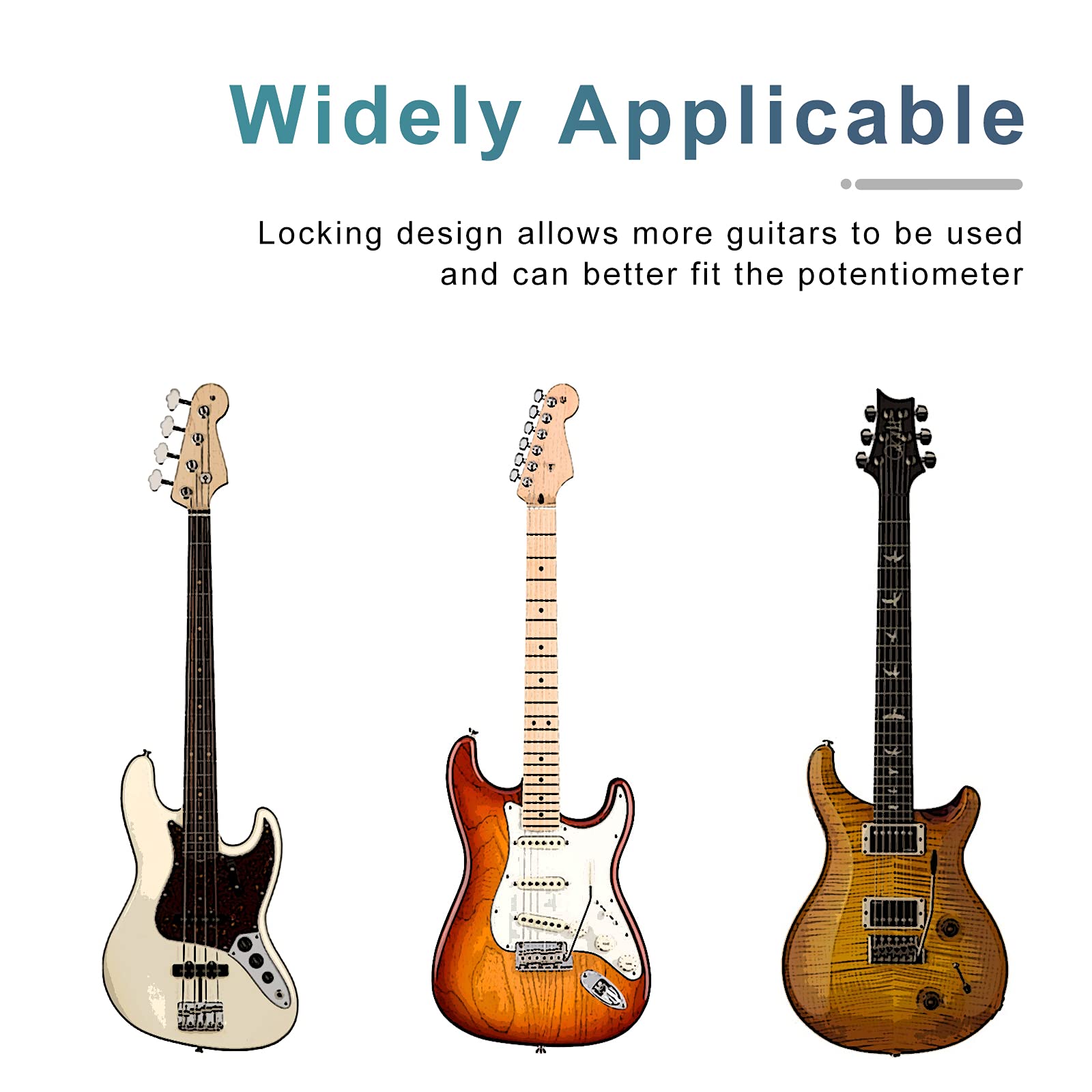 Saphue 4 Pcs Metal Volume Tone Dome Tone Guitar Speed Control Knobs With Allen Keys Screws Set For Fender Strat Telecaster Gibso