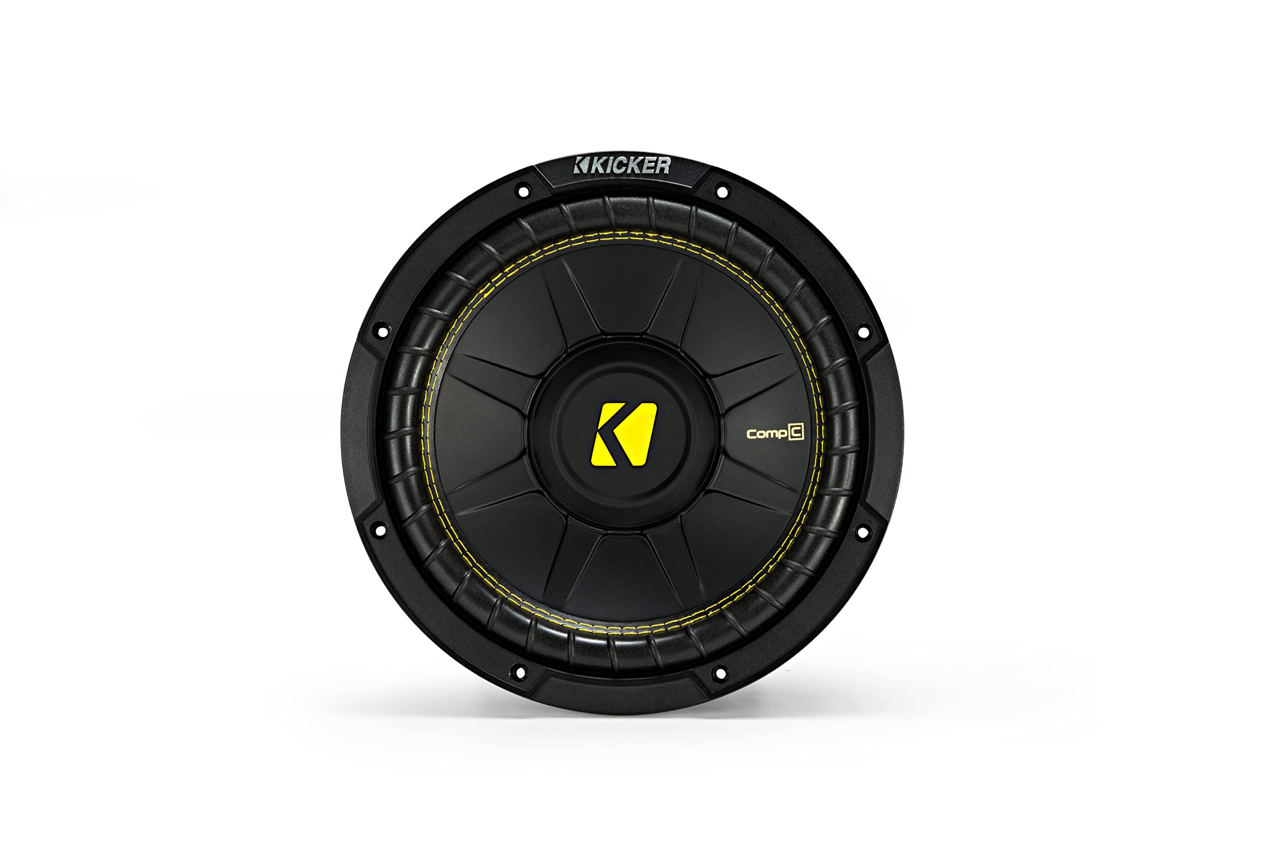 Kicker 44Cwcs104 10 Inch (25.4Cm) Compc Subwoofer|250 Watts Rms|500 Watts Peak|4 Ohm Single Voice Coil|Legendary Sound Quality &