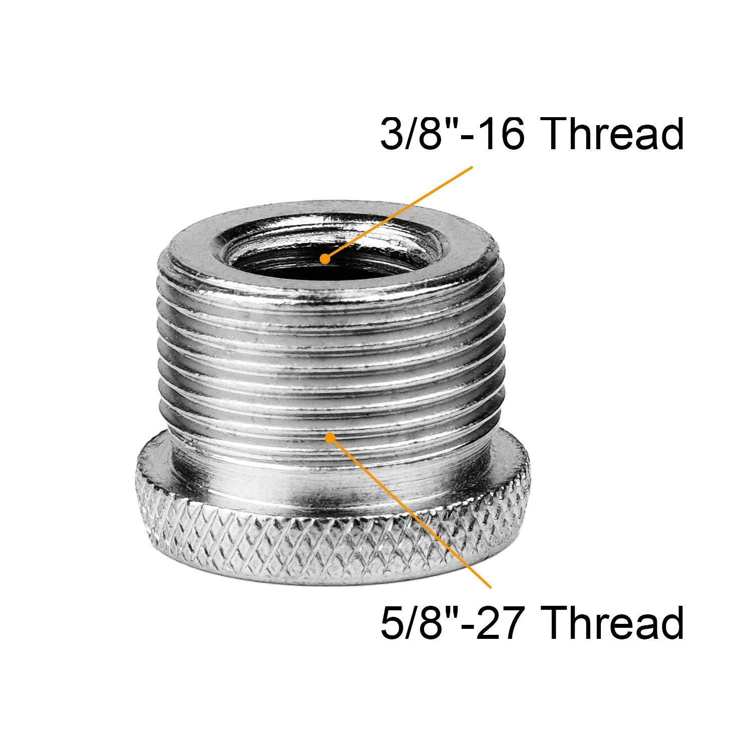 Anwenk Mic Stand Adapter 5/8 To 3/8 Adapter Male To Female Mic Screw Adapter Microphone Stand Adapter Compatible With Blue Yeti/