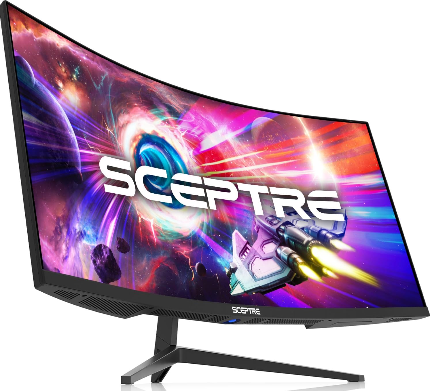 Sceptre 34 Inch Curved Ultrawide Wqhd Monitor 3440 X 1440 R1500 Up To 165Hz Displayport X2 99% Srgb 1Ms Picture By Picture, Mach
