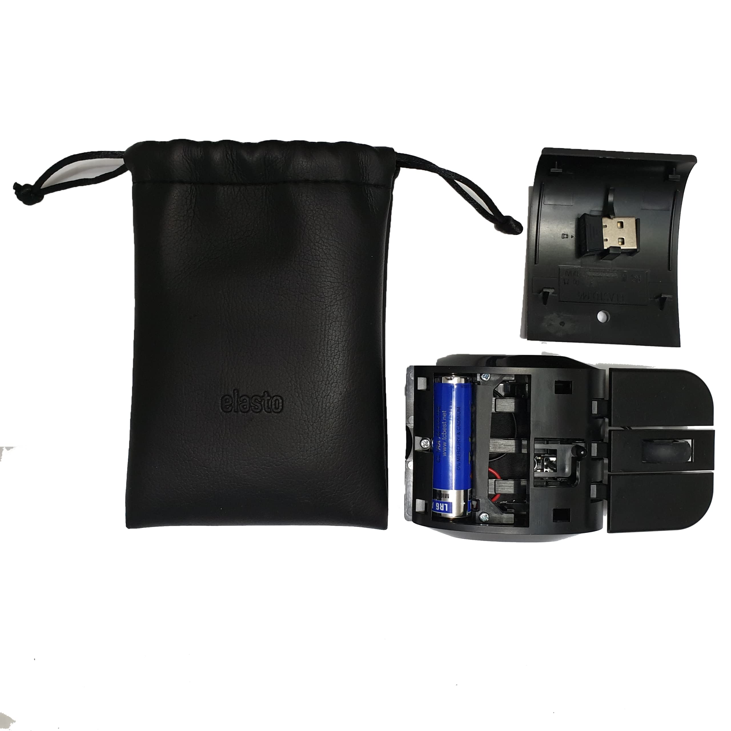 Elasto Ergonomic Bluetooth Wireless Mouse M4 Set   Helps With Carpal Tunnel, Arthritis, Finger & Wrist Pain, Adjustable Dpi   Li