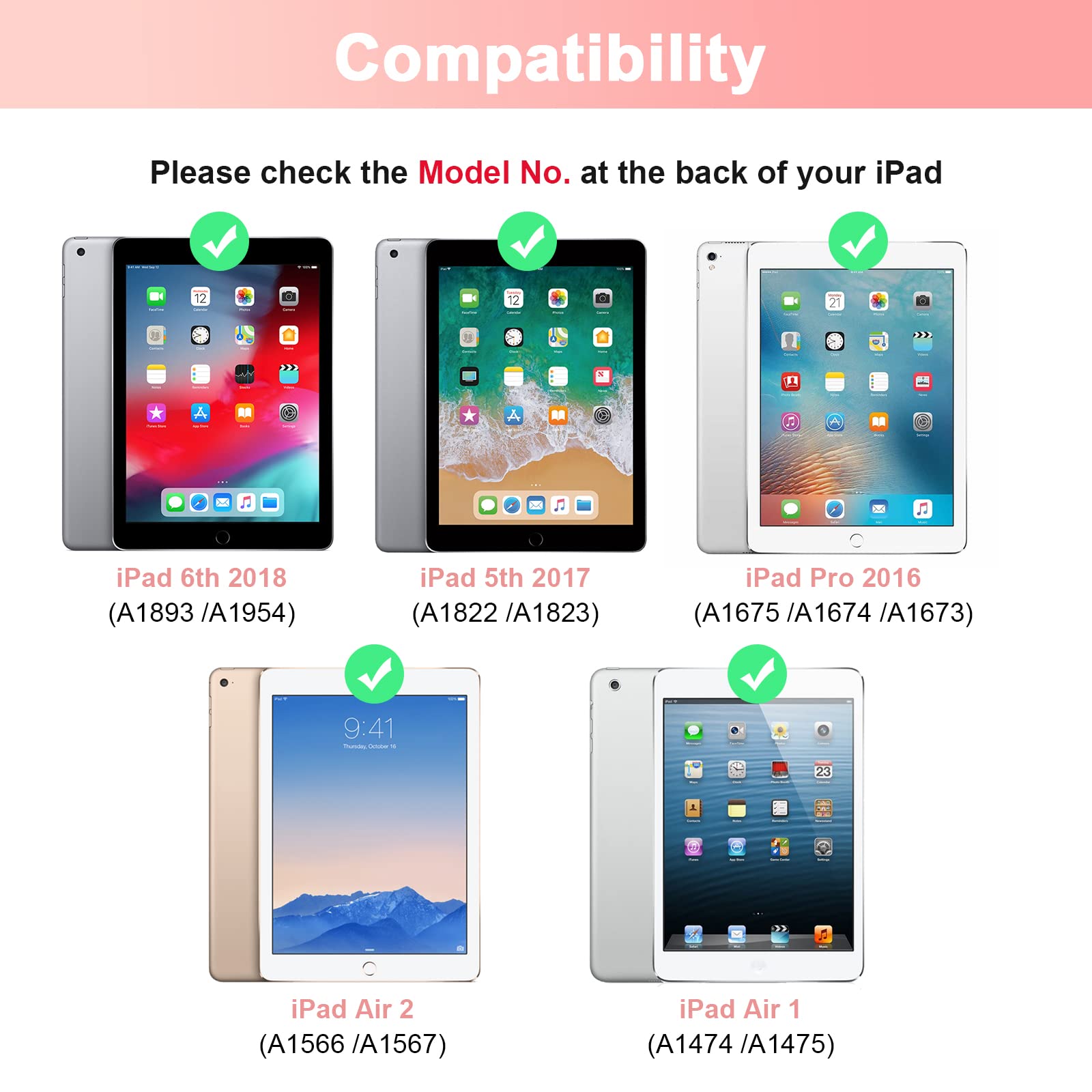 Soppy Keyboard Case For Ipad 9.7 Inch, Detachable Bluetooth Keyboard For Ipad 6Th Generation,Ipad 5Th Generation, Ipad Pro 9.7 I