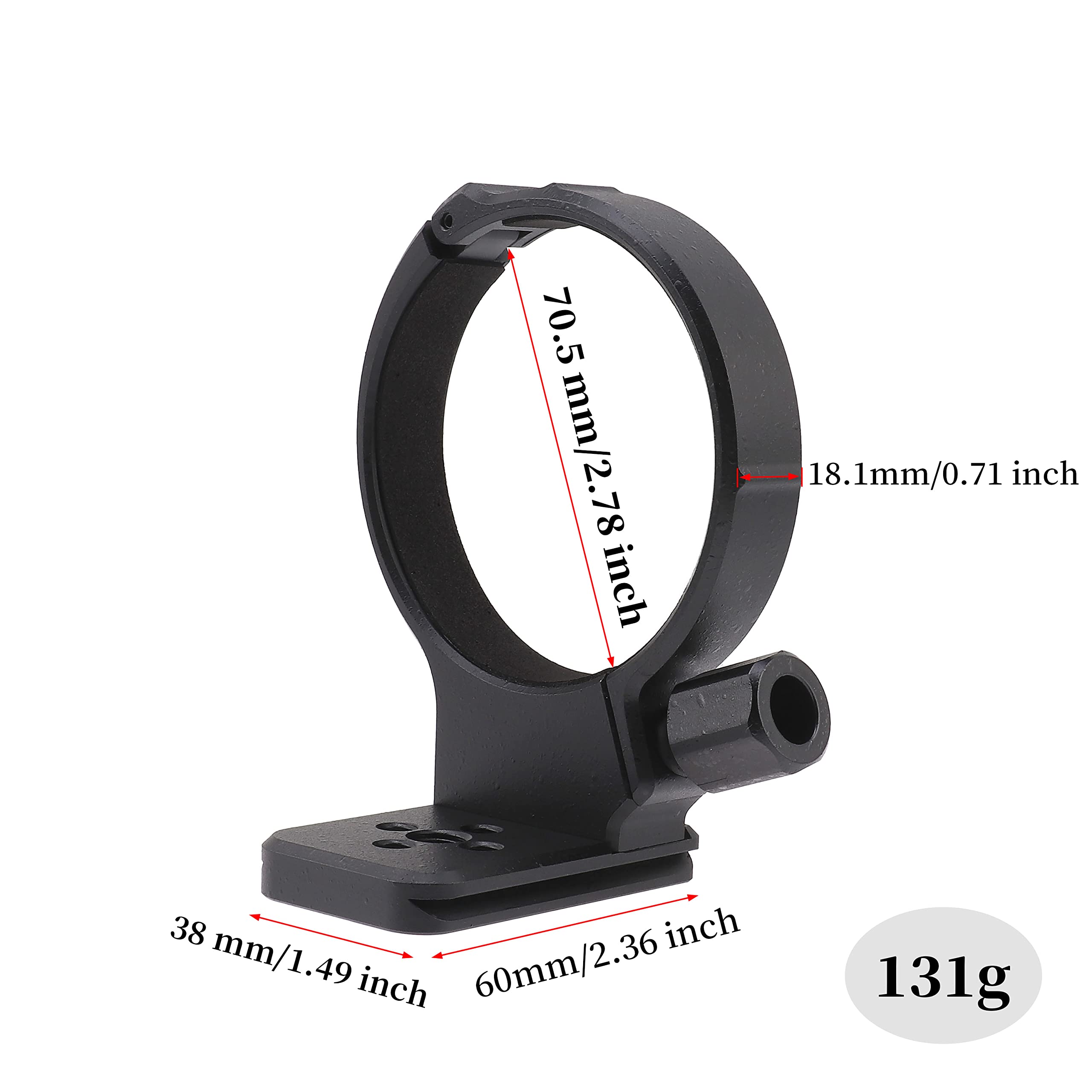 71Mm Tripod Collar Mount Ring 1/4'' For Sigma Apo 70 200Mm F2.8 Ii Ex Dg Macro Hsm Lens