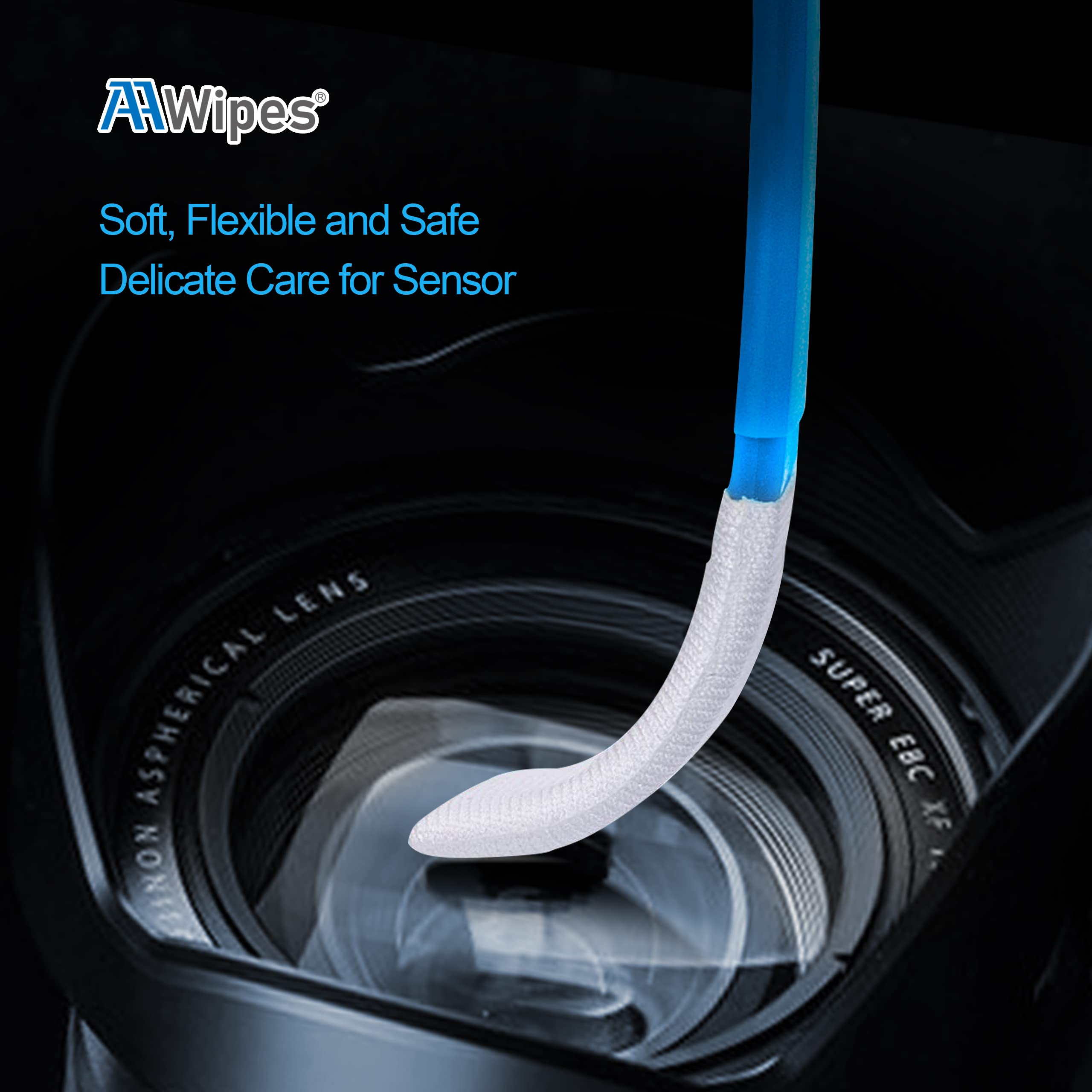 Aawipes Sensor Cleaning Swabs For Aps C Sensors Of Ddr Dslr Or Slr Camera (10 Packs Of 16 Mm Sensor Cleaning Swabs) (Hcs 16 10)