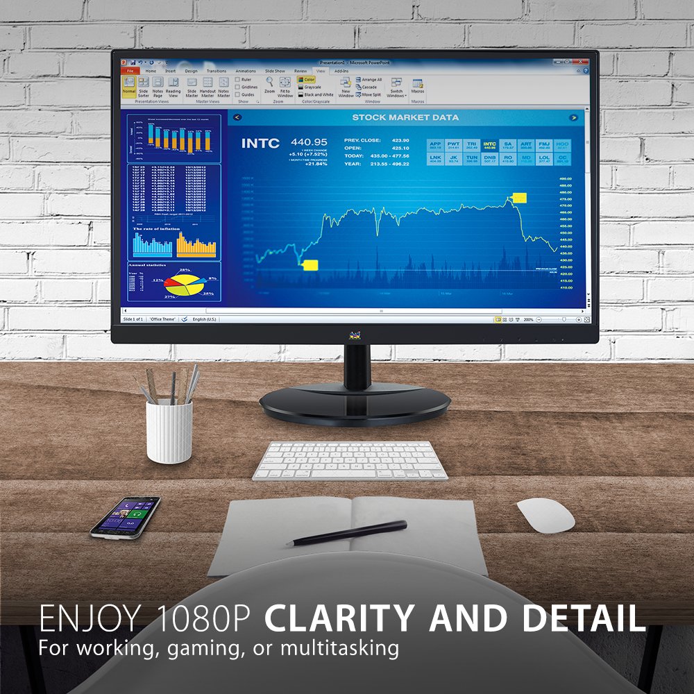 Viewsonic Va2759 Smh 27 Inch Ips 1080P Led Monitor With Hdmi And Vga Inputs