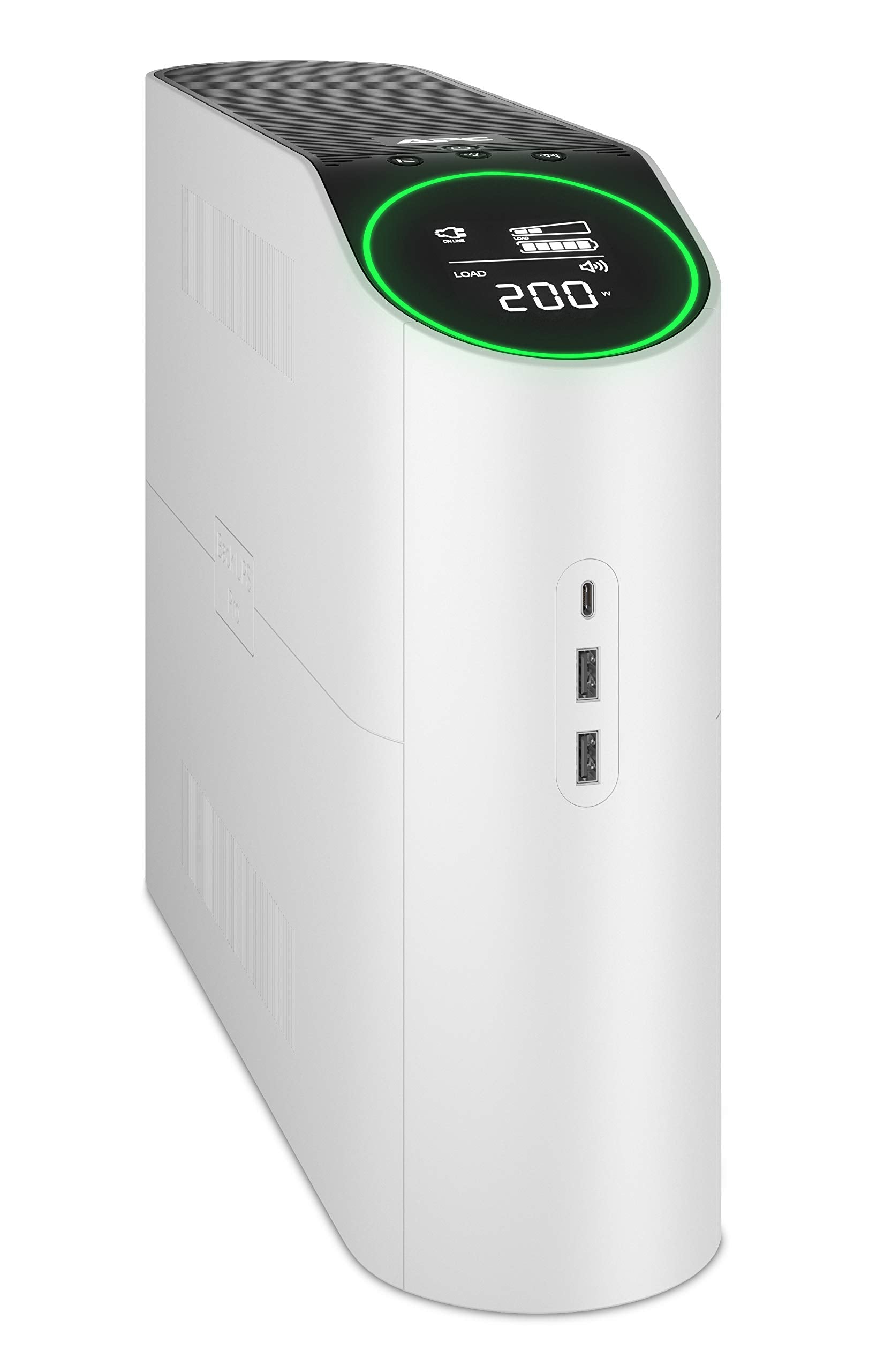 APC Gaming UPS, 1500VA Sine Wave UPS Battery Backup with AVR and (3) USB Charger Ports, BGM1500B, Back-UPS Pro Uninterruptible P
