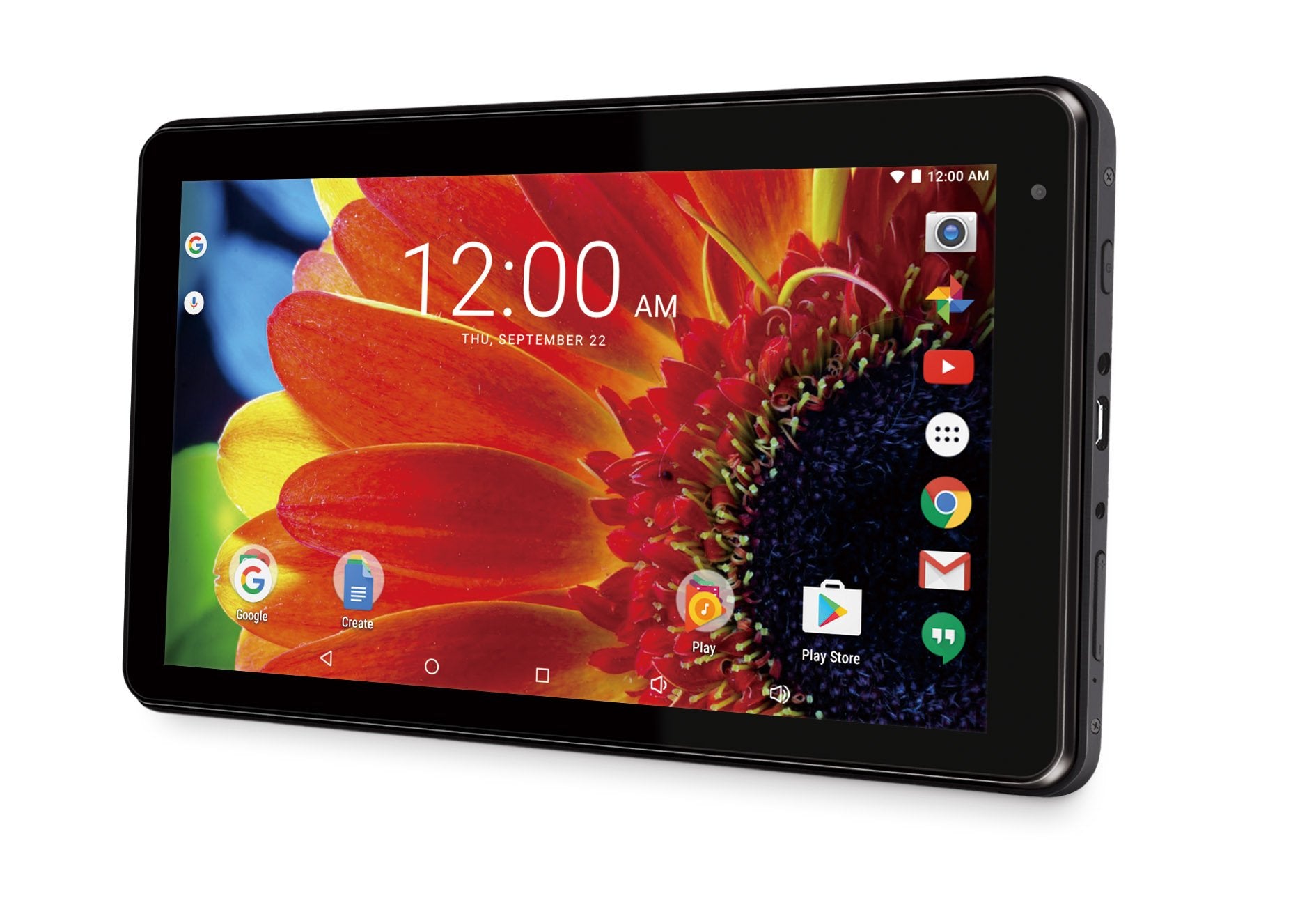 Rca Rct6873W42 Voyager 7 16Gb Tablet 1024 X 600 Resolution 1.2Ghz Intel Atom Quad Core Processor Android 6.0 Marshmallow, Black