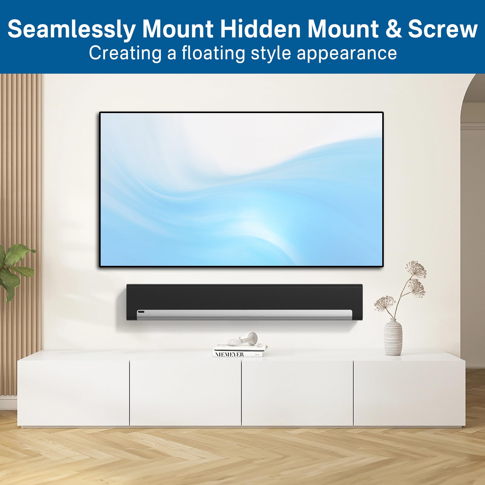 Notiela Heavy Duty Mount Bracket For Sonos Playbar Wall Mount Under Tv Mounting Bracket For Sonos Playbar Mount   Simple And Eas