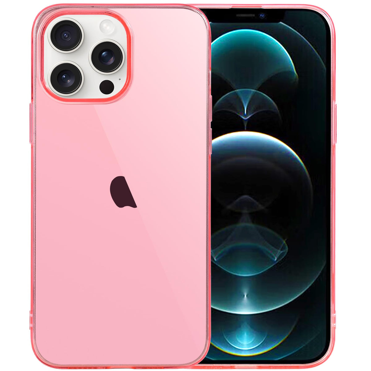 Jjgoo Compatible With Iphone 12 Pro Max Case Clear, Transparent Soft Shockproof Protective Slim Thin Bumper Cover Phone Case, Pi
