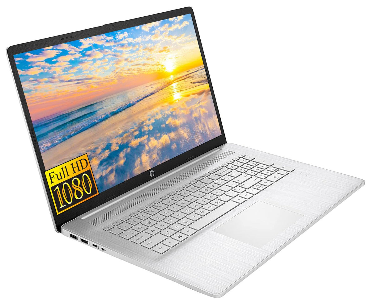Hp Laptop 17 Inch Business And Students, 17.3'' Fhd Display, Amd Ryzen 5 5500U(Beat I7 11370H), 32Gb Ram, 1Tb Nvme Ssd, Fingerpr