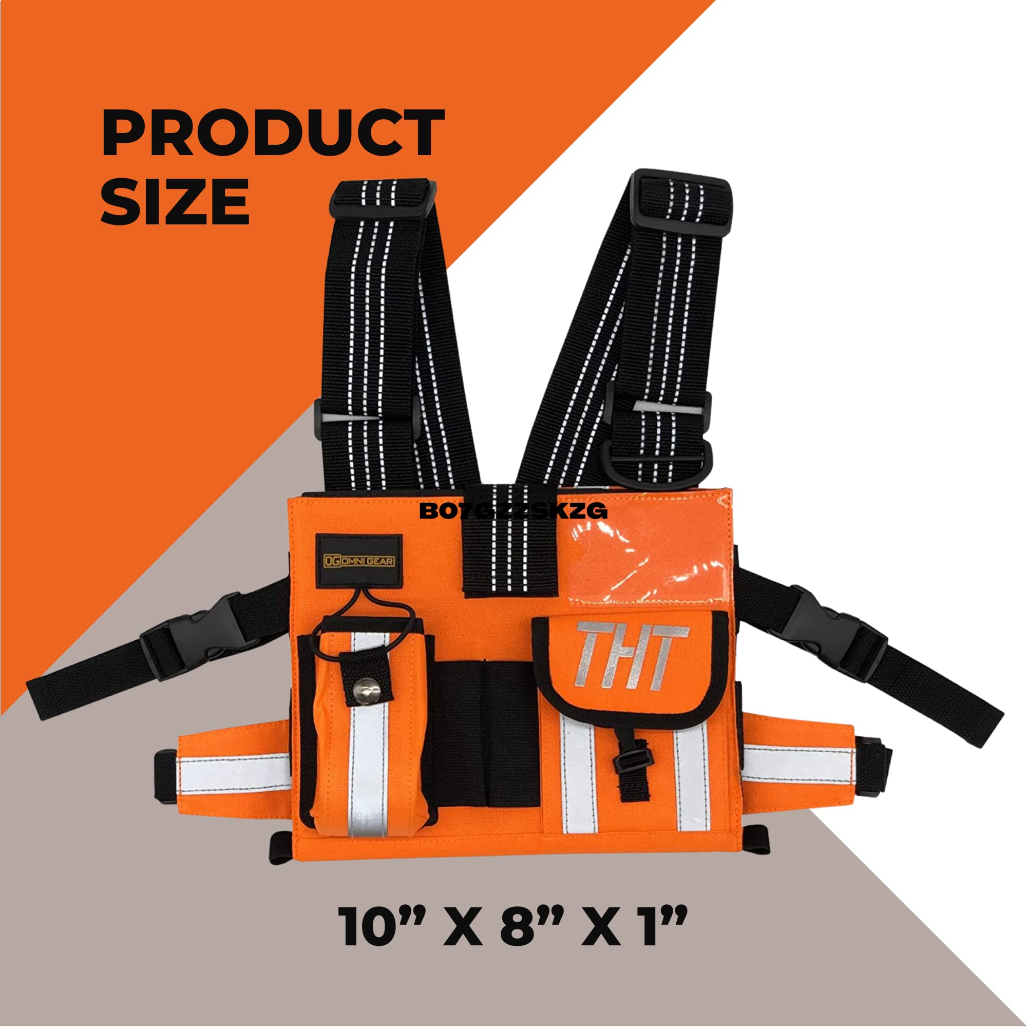 Gig Gear Two Hand Touch Tablet Chest Harness For Ipad & Samsung Tablets   Workplace Safety & High Visibility Tablet Carrier & Ha