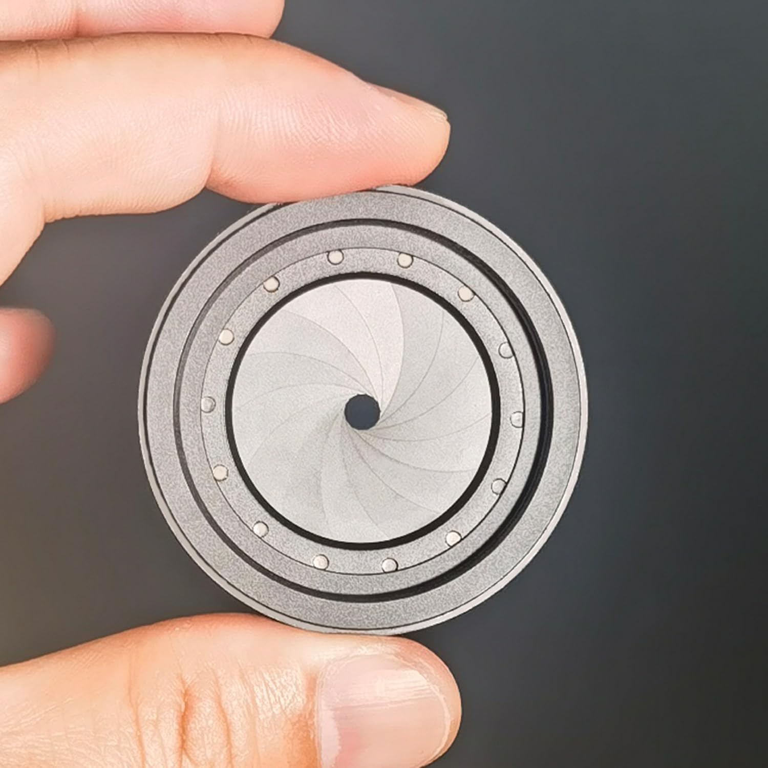 Adjustable Iris Aperture Diaphragm M30 To M37 Iris Aperture Diaphragm Adapter Optical Diaphragm 1.5 26Mm Lens Module Adapter Rin